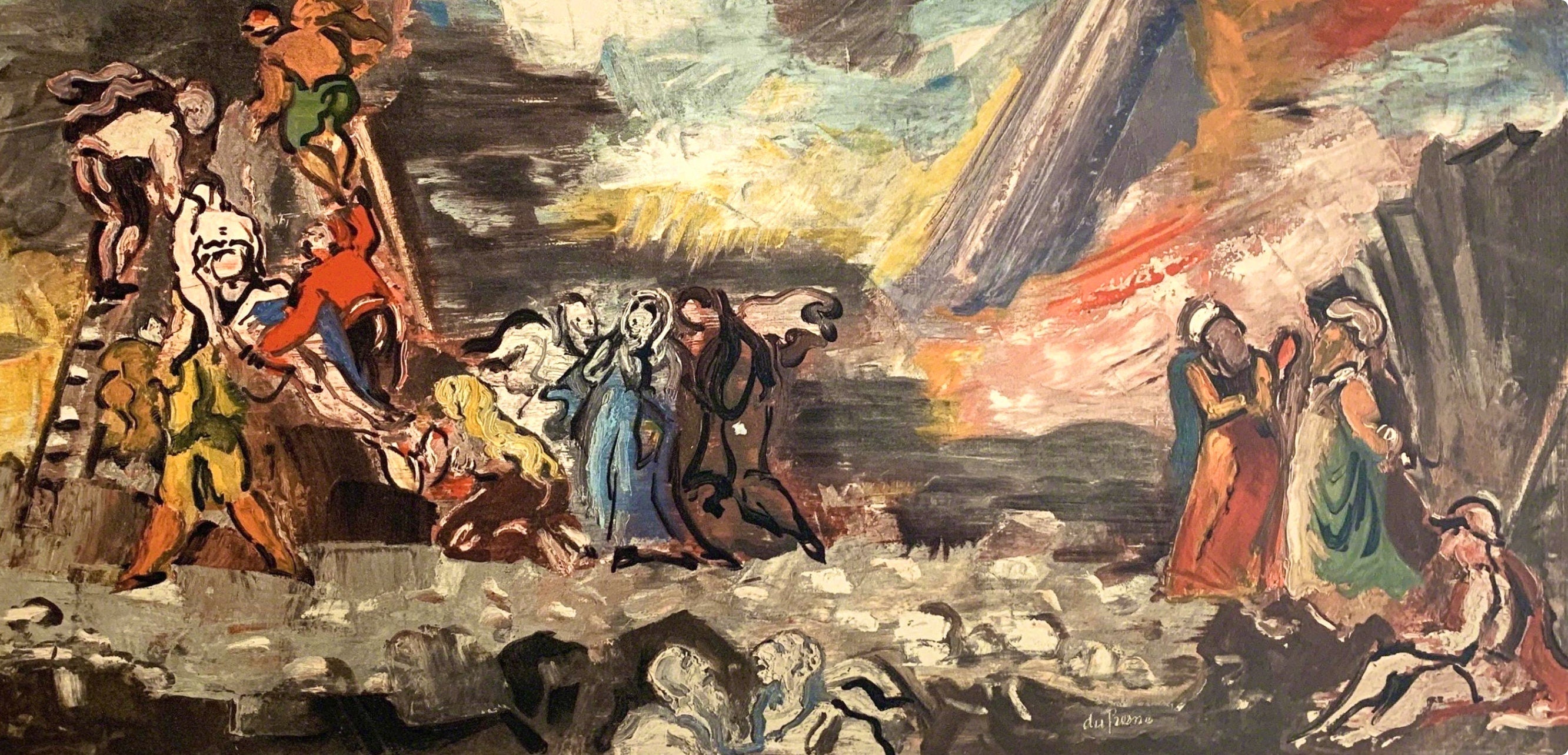 Charles Dufresne, Descente de Croix, Dufresne, Collection Pierre Lévy, Limited Edition Lithograph