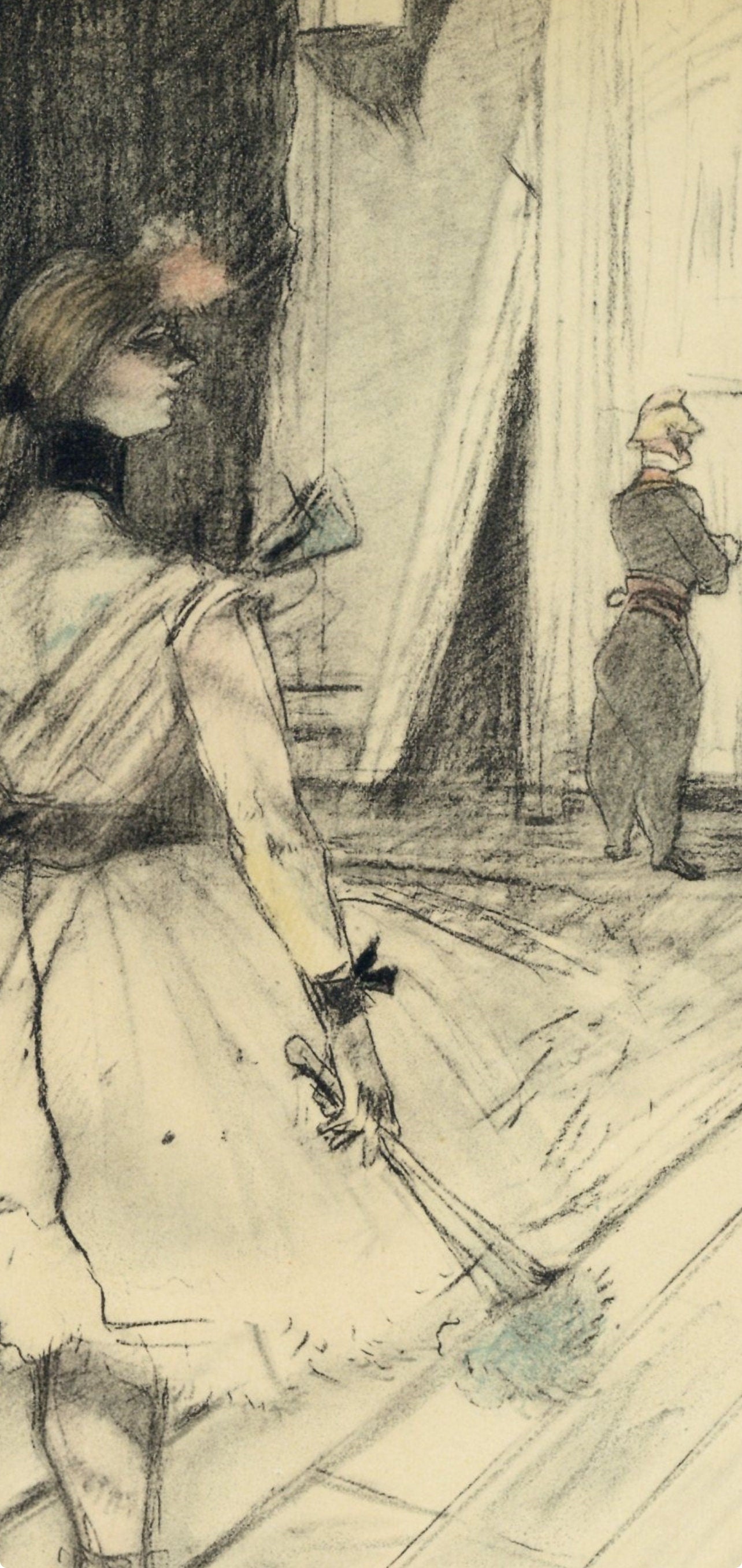Henri de Toulouse-Lautrec, Dans les coulisses, The Circus by Toulouse-Lautrec, Limited Edition Lithograph