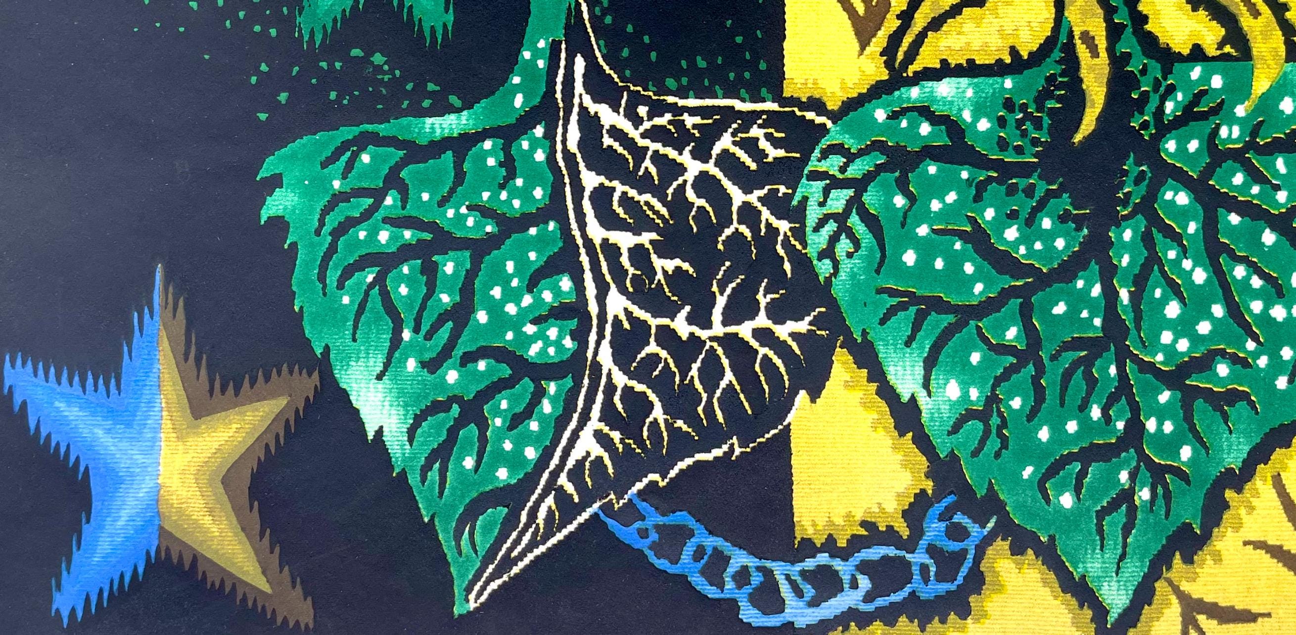 Jean Lurçat, Les Gémeaux (Gemini), Les Signes du zodiaque, Limited Edition Lithograph