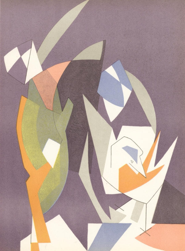 André Beaudin, Composition, André Beaudin, Verve: Revue Artistique, Limited Edition Lithograph