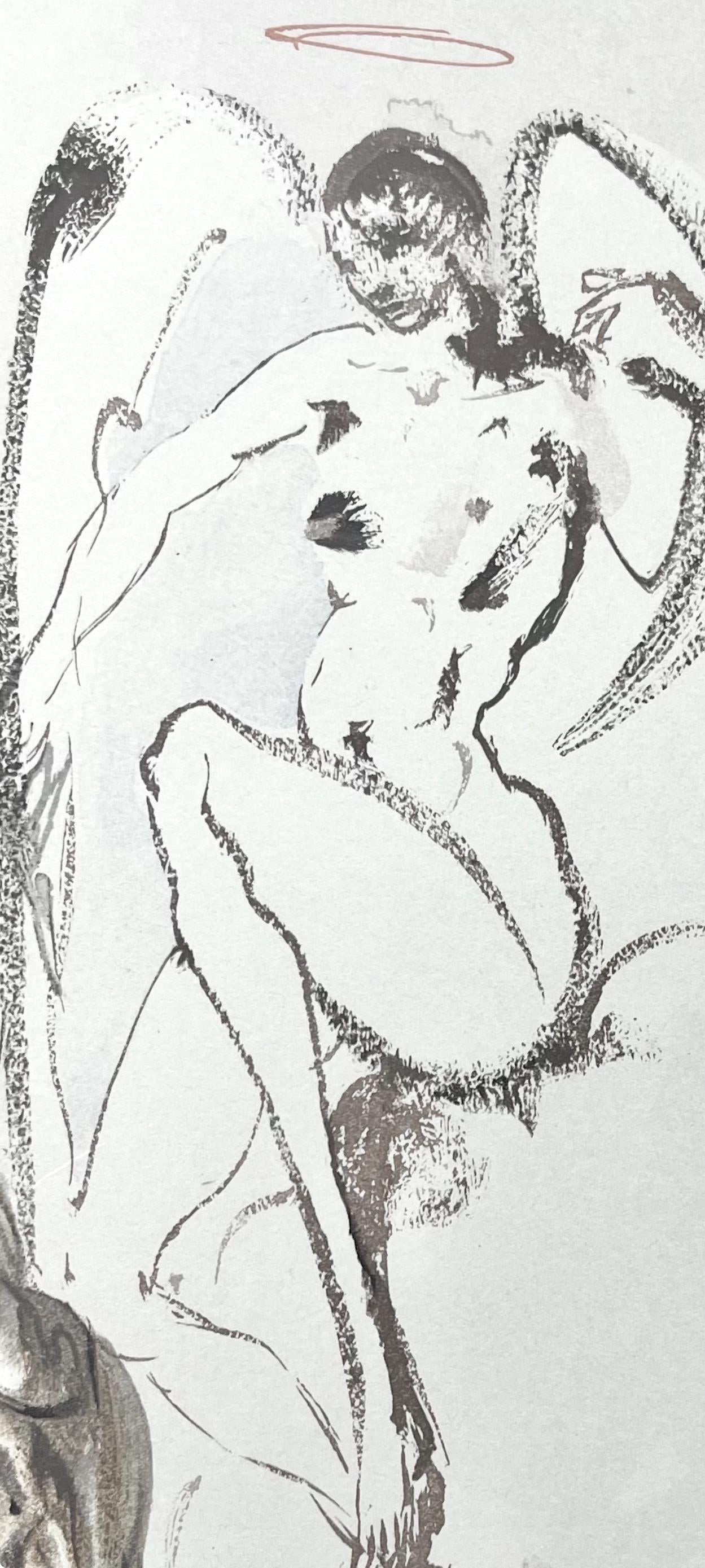 Salvador Dali, Paradies XXXII (Field 189-200; Michler/Löpsinger 1039-1138), Die Göttliche Komödie, Signed, Limited Edition Woodcut