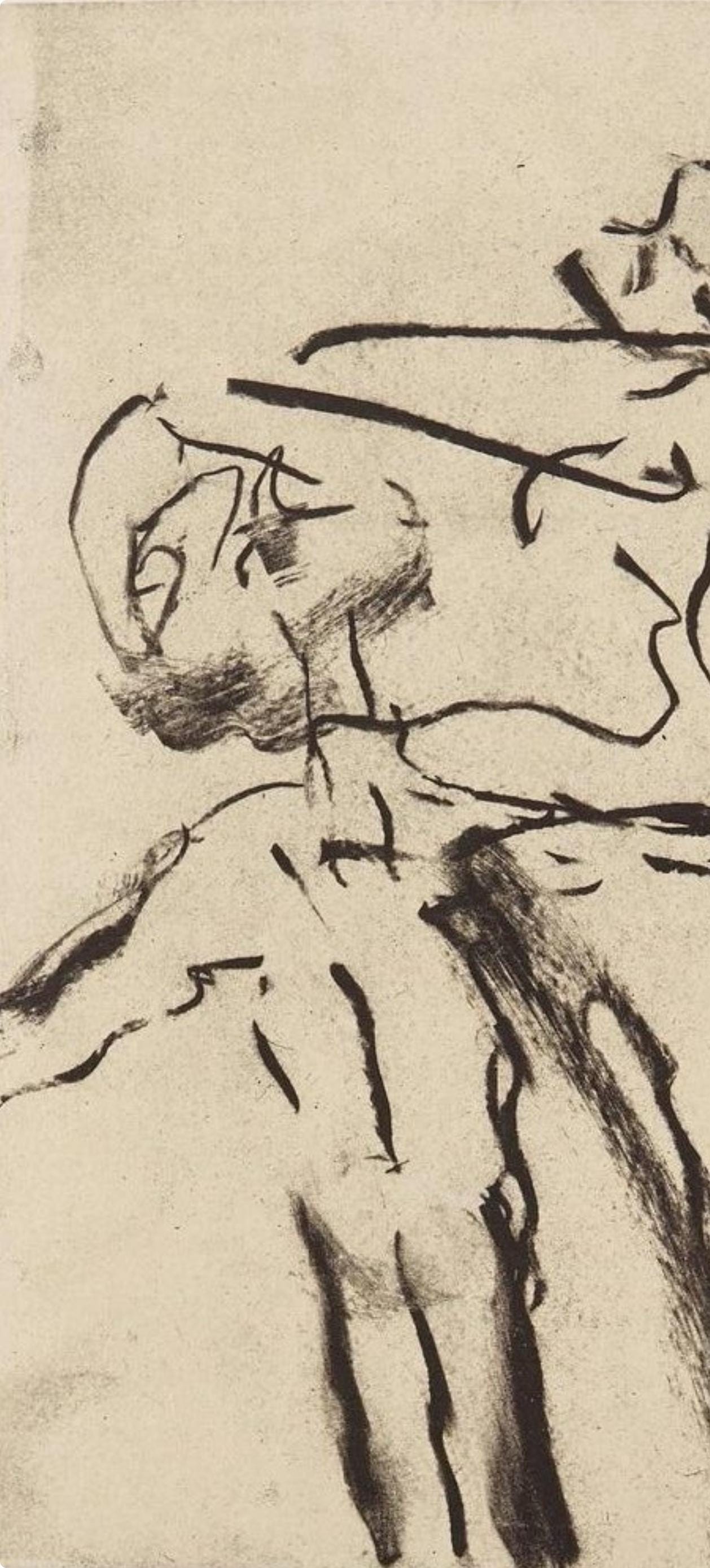 Willem de Kooning, Composition, Poems, Limited Edition Lithograph