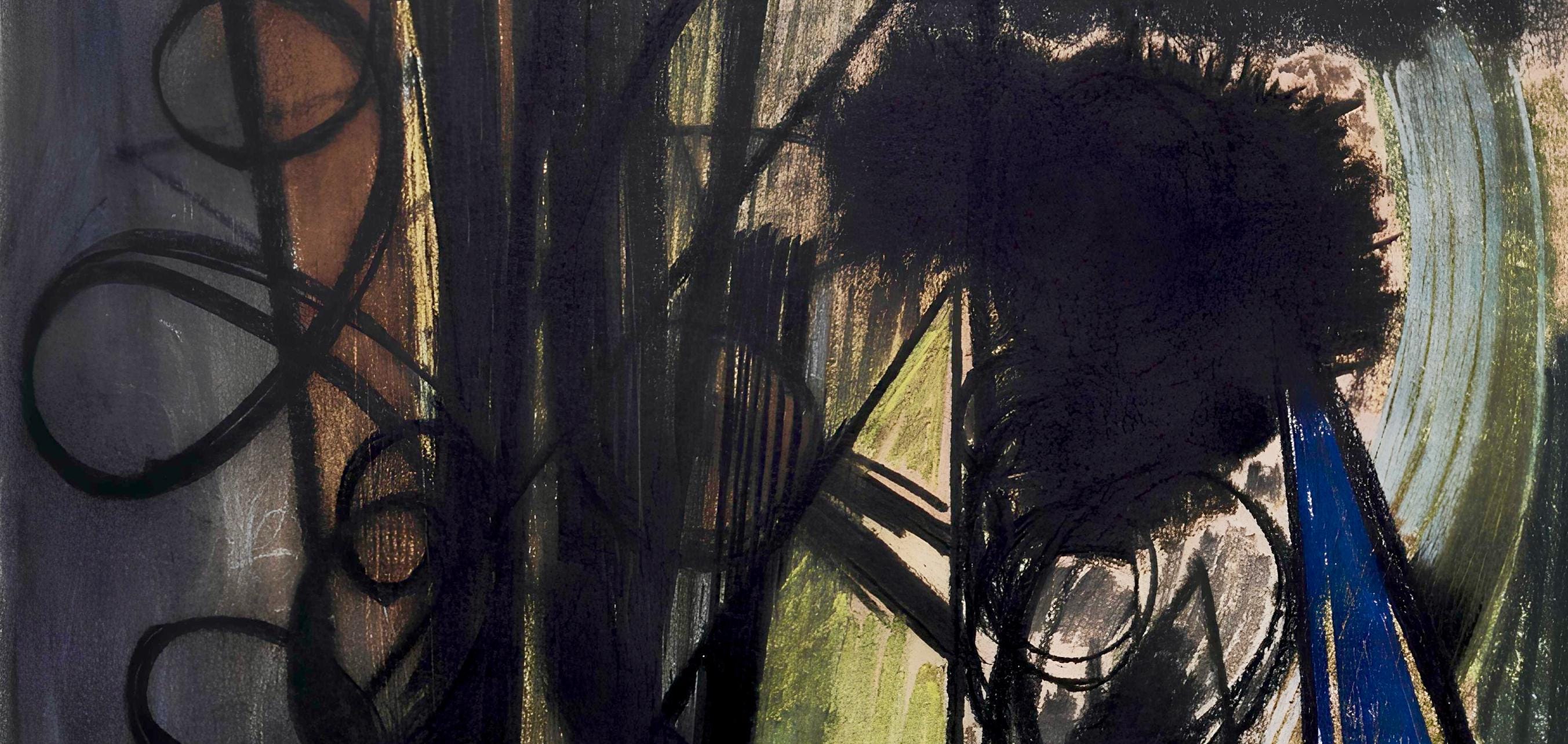 Hans Hartung, Composition, Hans Hartung, Peintres d'aujourd'hui, Limited Edition Lithograph