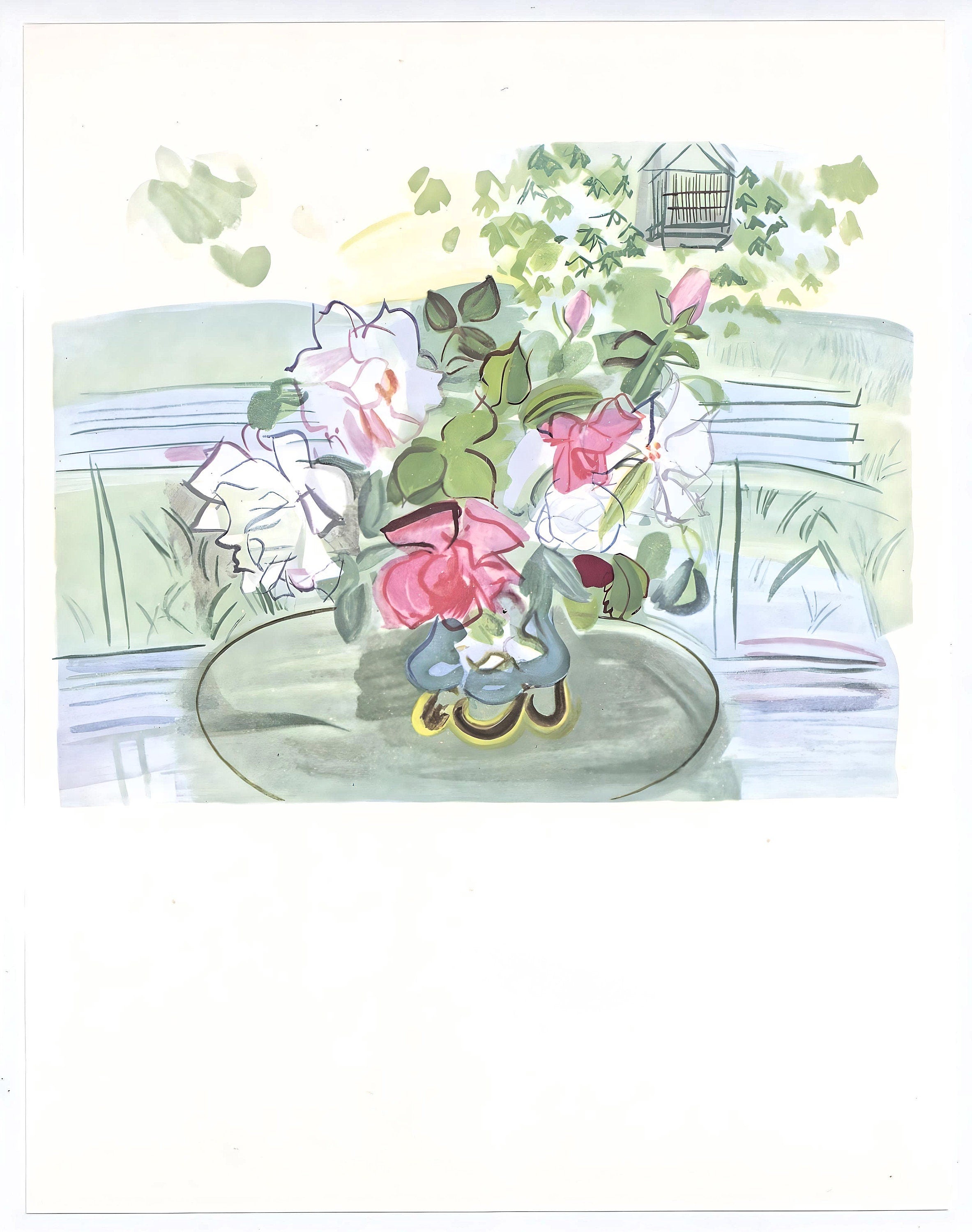 Raoul Dufy, L'opaline bleue, Vacances forcées