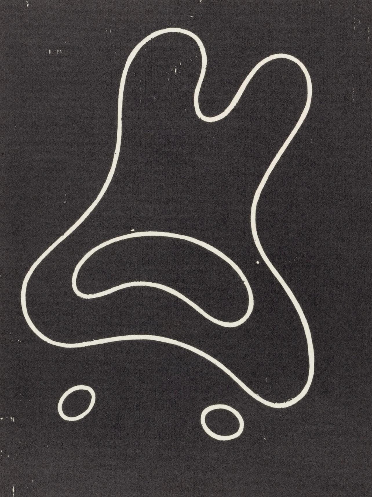 Hans Jean Arp, Composition (Arntz 148-175; Hagenbach A 25; Bolliger 54), Dreams and Projects, Limited Edition Woodcut
