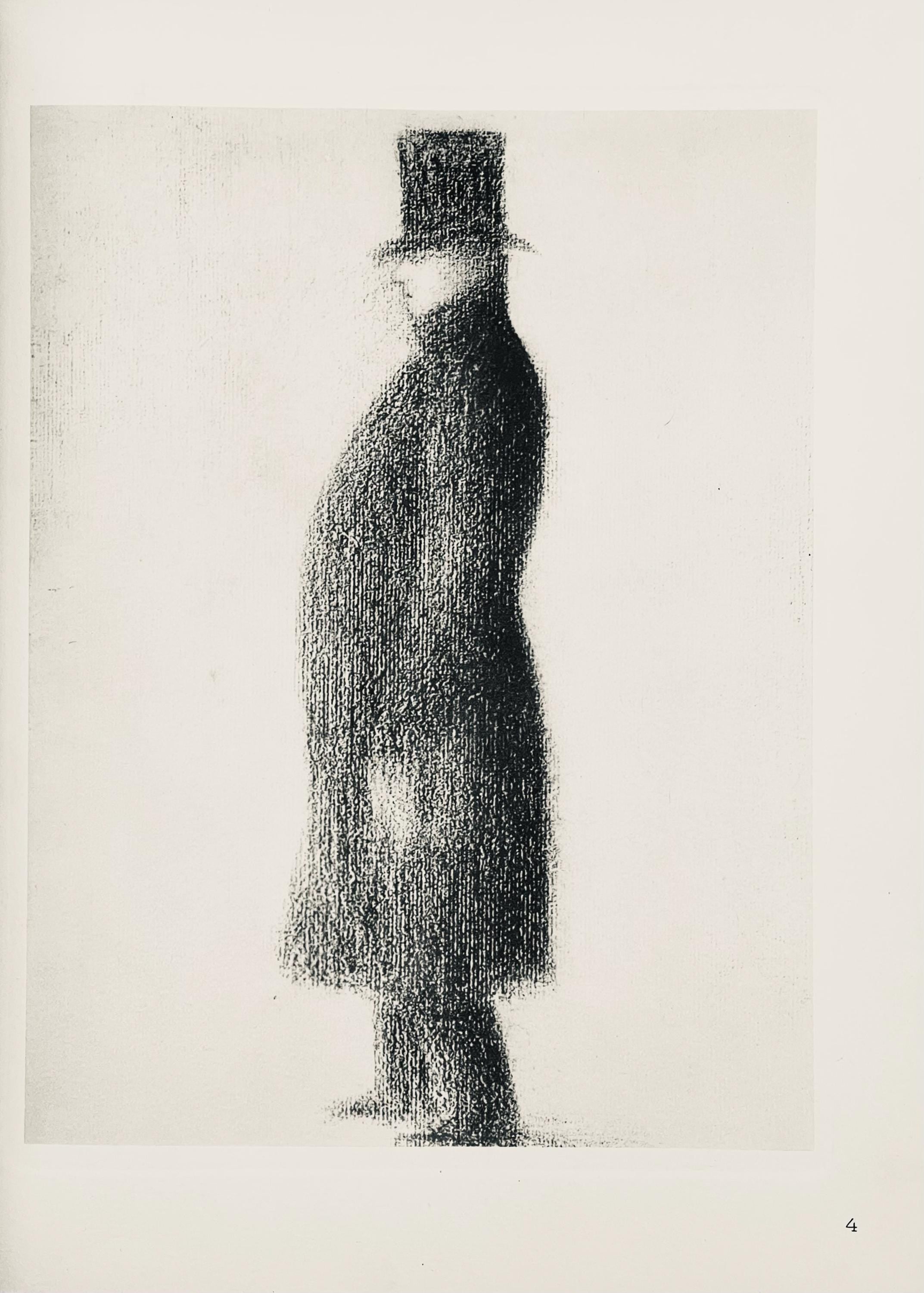 Georges Seurat, Le haut de forme, Seurat, Limited Edition Lithograph