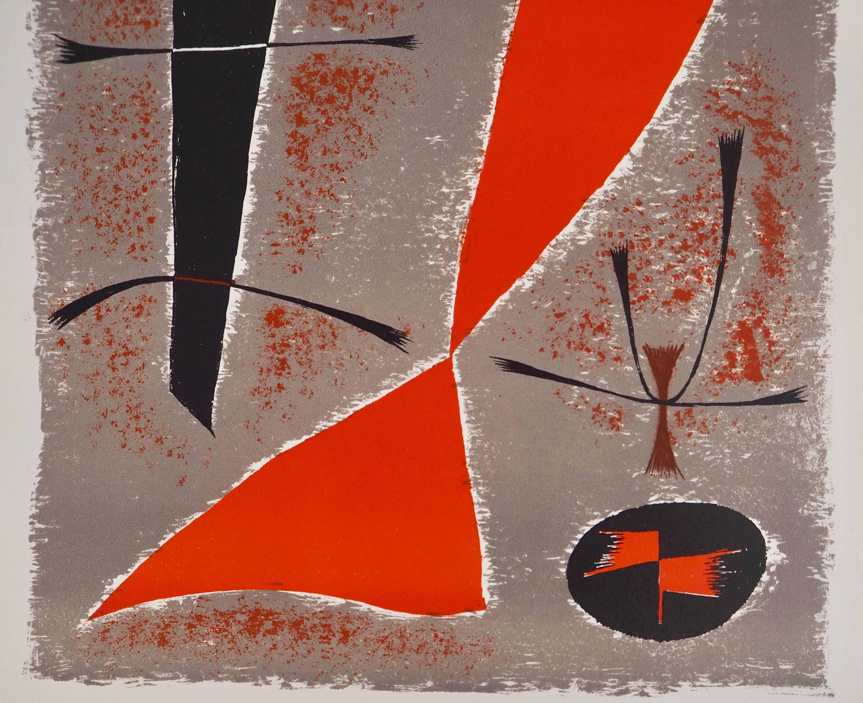 Gustave Singier, Composition, XXe siècle, Limited Edition Lithograph