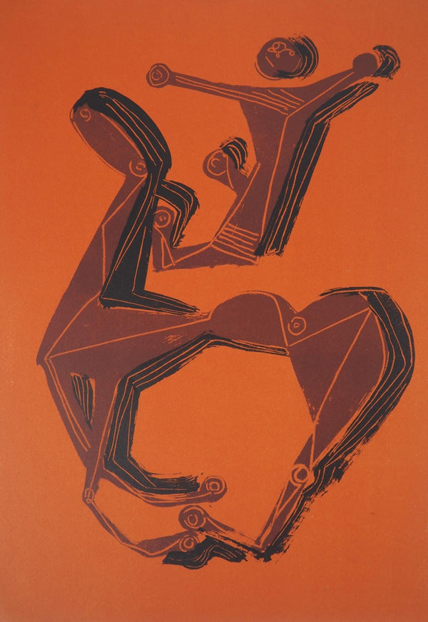 Marino Marini, Composition, XXe siècle, Limited Edition Lithograph