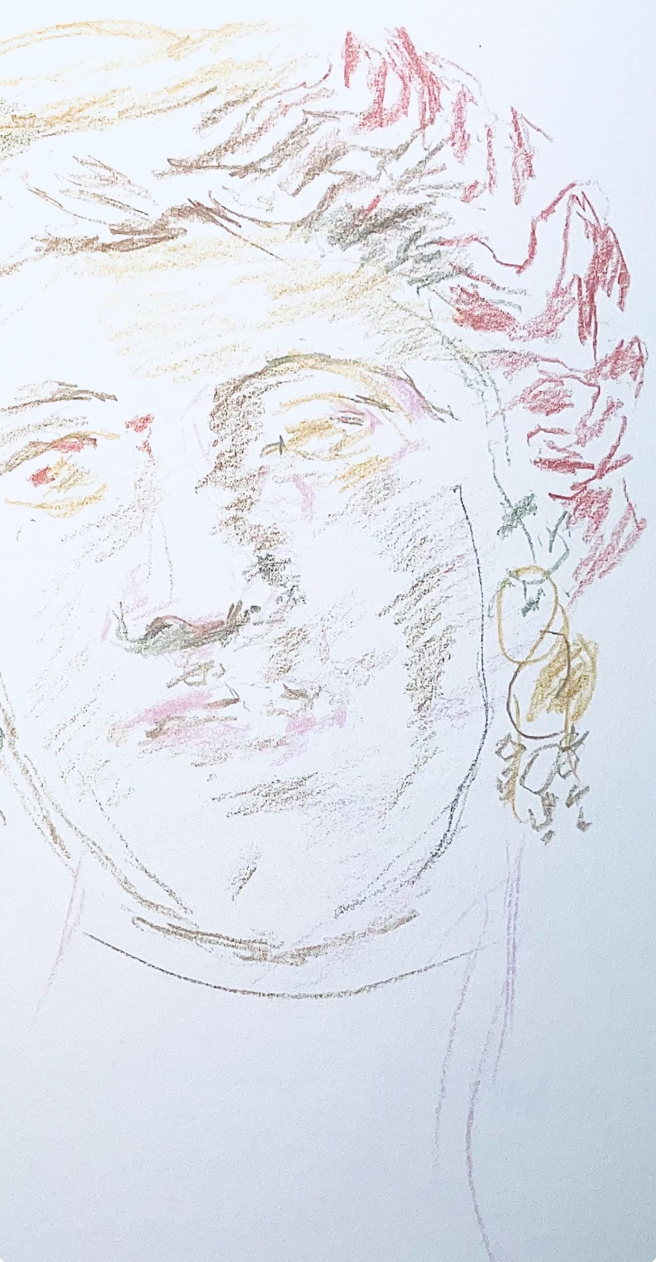 Oskar Kokoschka, Composition, Skizzenbuch der Italienischen Reise 1963, Limited Edition Lithograph