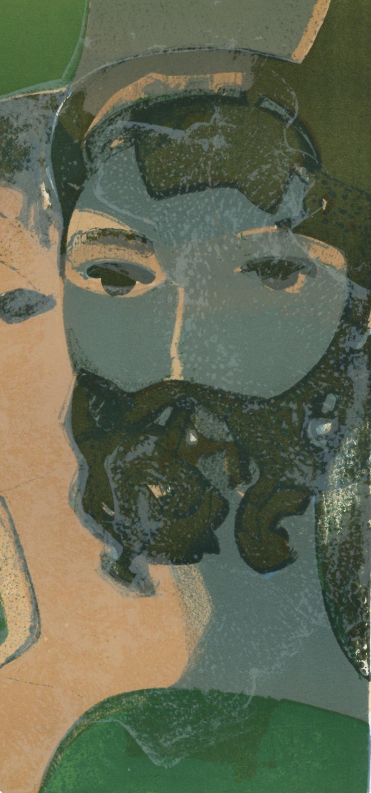 André Minaux, Composition, L'Odyssée, Limited Edition Lithograph