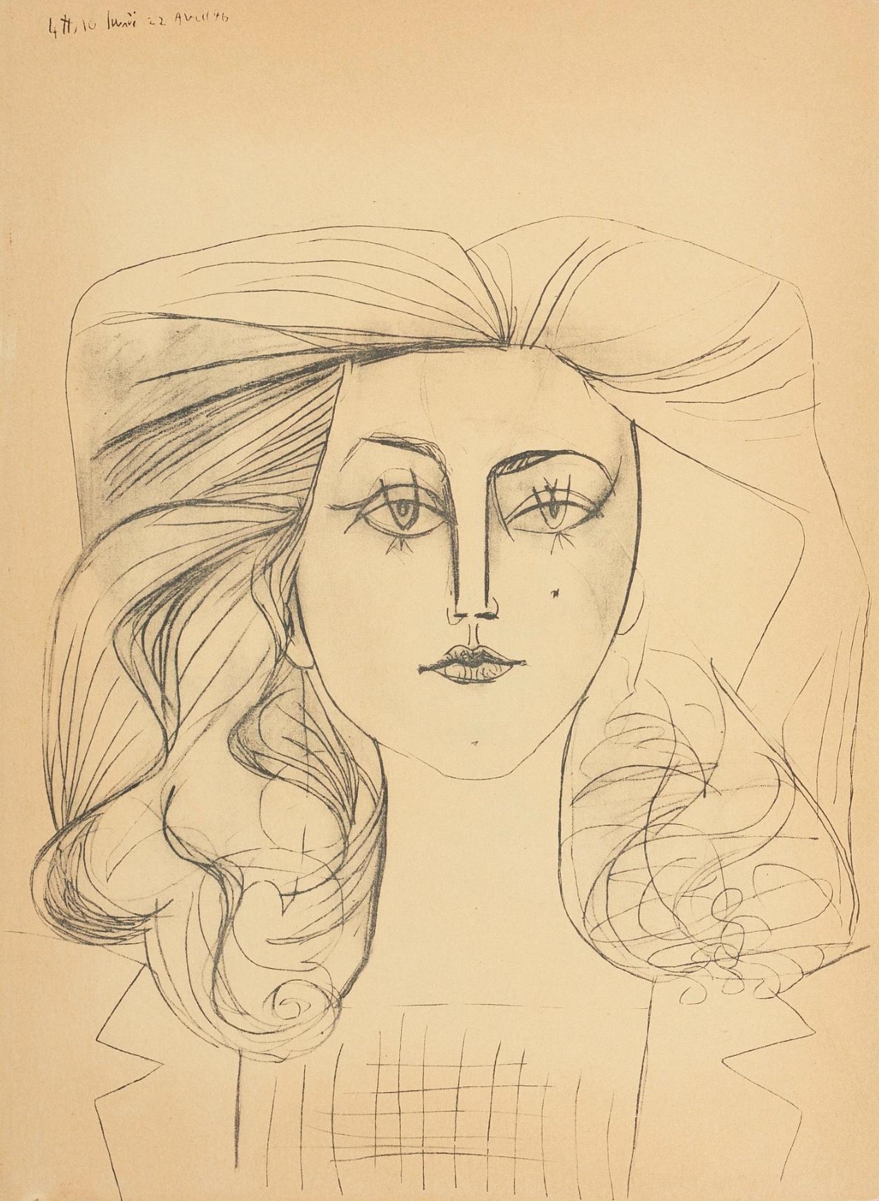 Pablo Picasso, Composition (Cramer 67; Bloch 748; Mourlot 245; Bloch, Books 66), La Guerre et la Paix, Limited Edition Lithograph