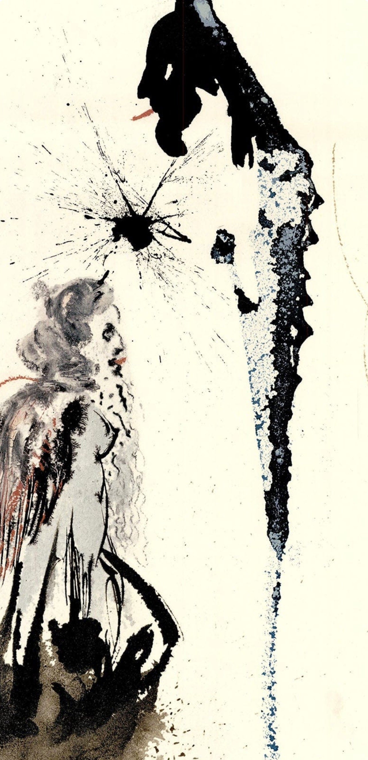 Salvador Dali, Composition (Michler/Löpsinger 1600; Field 69-3), Biblia Sacra, Limited Edition Lithograph