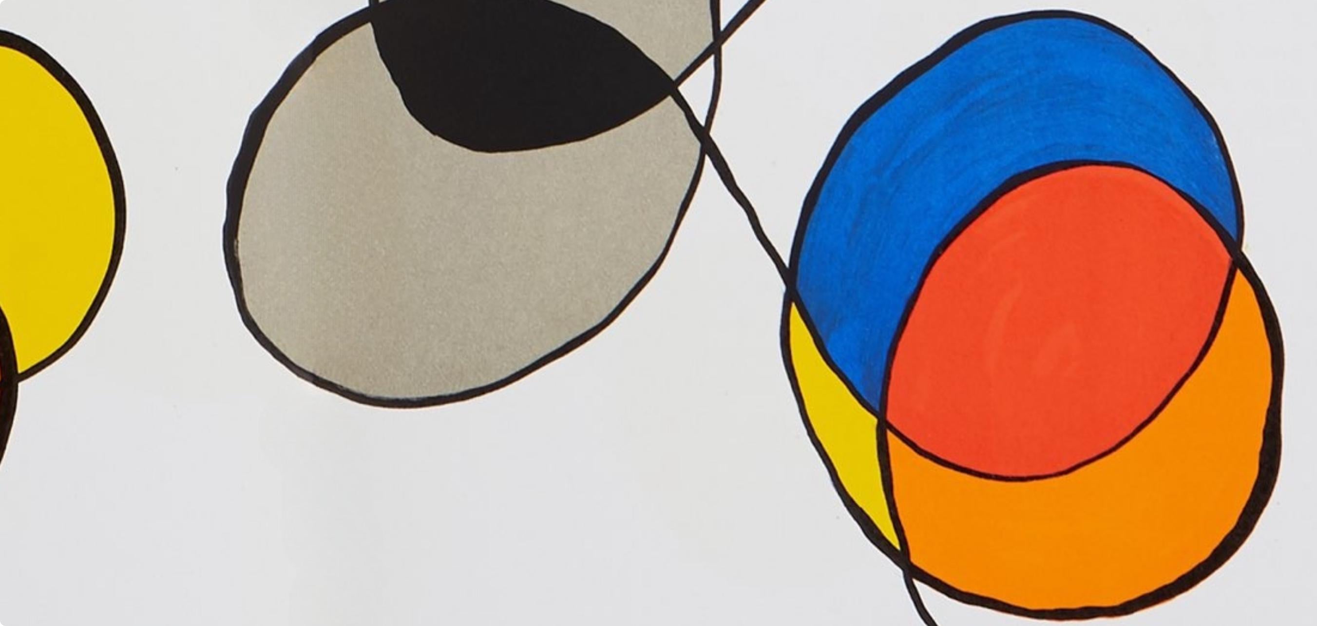 Alexander Calder, Composition, Derrière le miroir, Limited Edition Lithograph