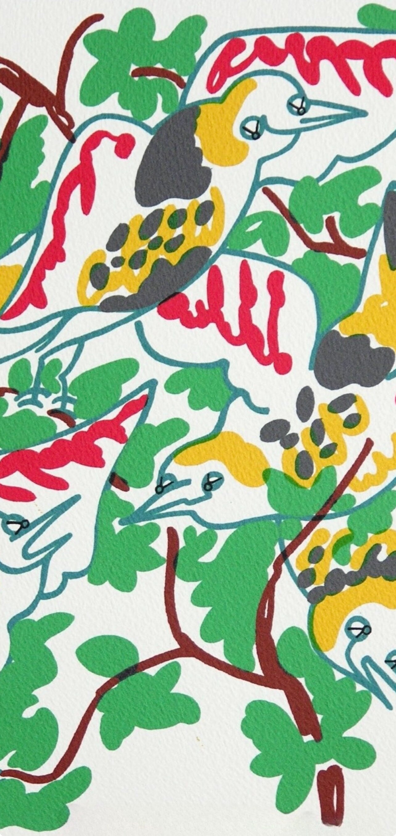 Charles Lapicque, Le chant des oiseaux, Souvenirs et portraits d'artistes, Limited Edition Lithograph