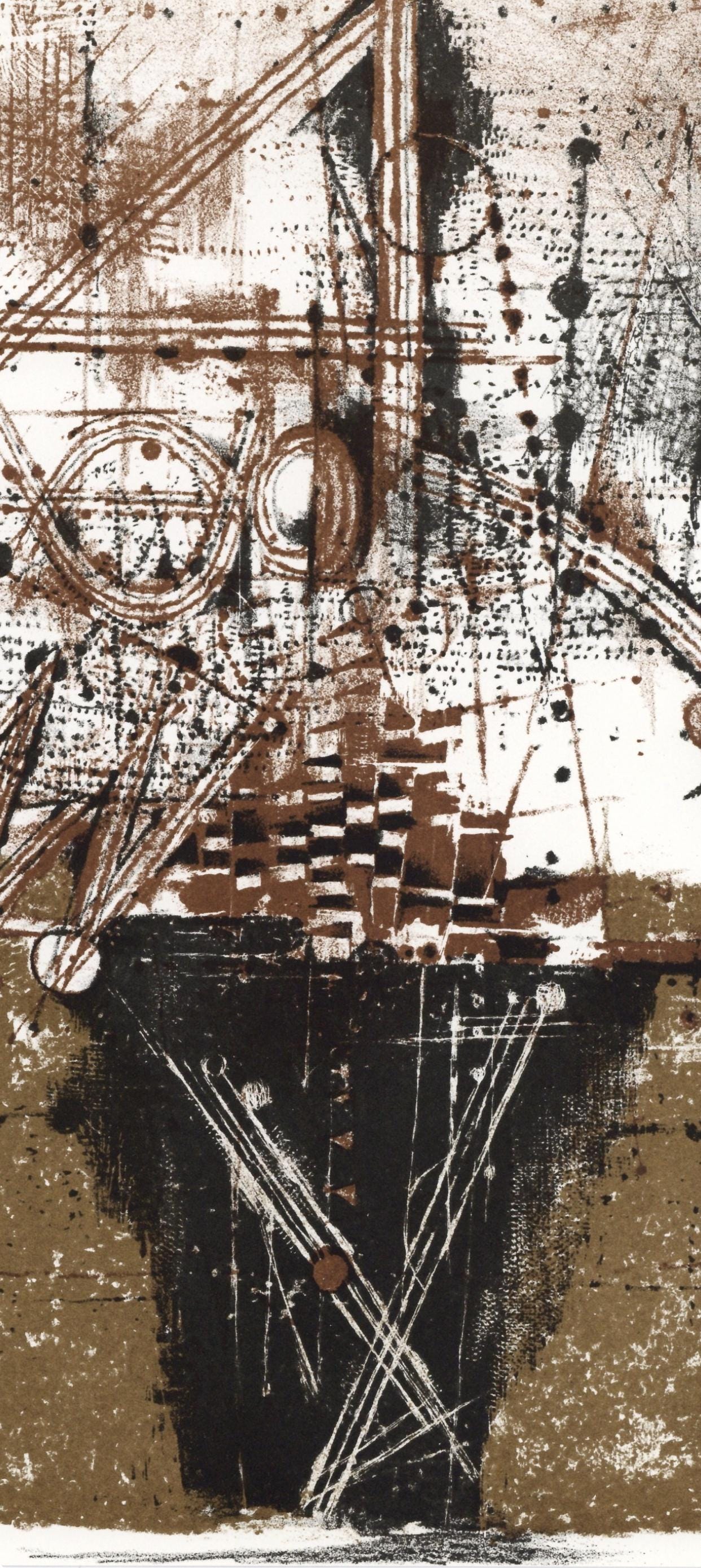 Johnny Friedlaender, Composition, XXe siècle, Limited Edition Lithograph