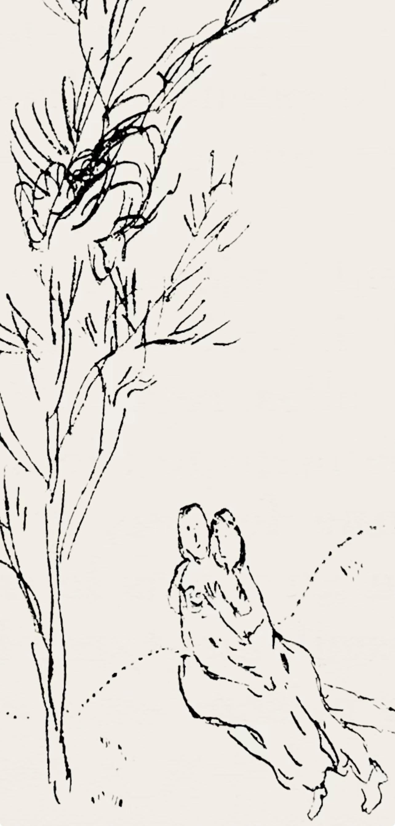 Marc Chagall, Composition, Suite Provinciale avec 92 dessins inédits de Marc Chagall, Limited Edition Lithograph