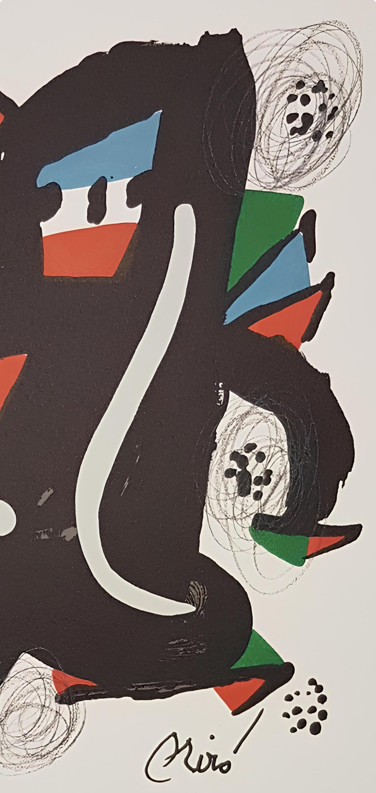 Joan Miró, Composition (Mourlot 1212-1225; Cramer 248), La mélodie acide, Limited Edition Lithograph