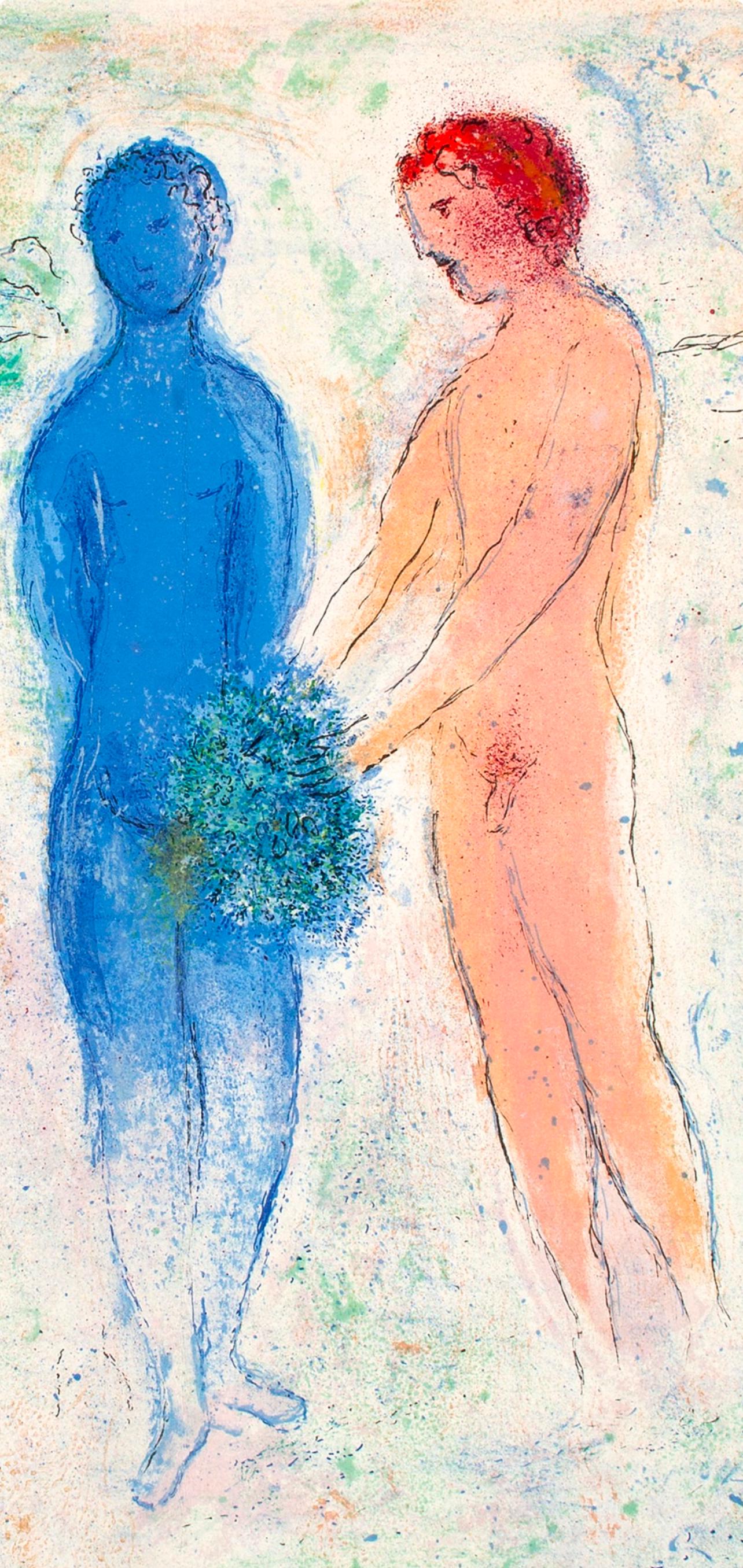 Marc Chagall, Le jugement de Chloé, Daphnis et Chloé, Limited Edition Héliogravure