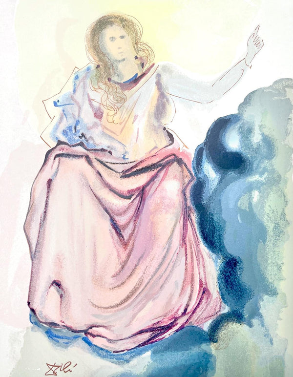 Salvador Dali, Paradies IV (Field 189-200; Michler/Löpsinger 1039-1138), Die Göttliche Komödie, Signed, Limited Edition Woodcut