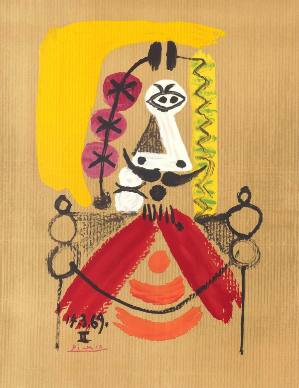 Pablo Picasso, Composition (Orozco 207-261), Vingt-Neuf Portraits Imaginaires, Limited Edition Lithograph