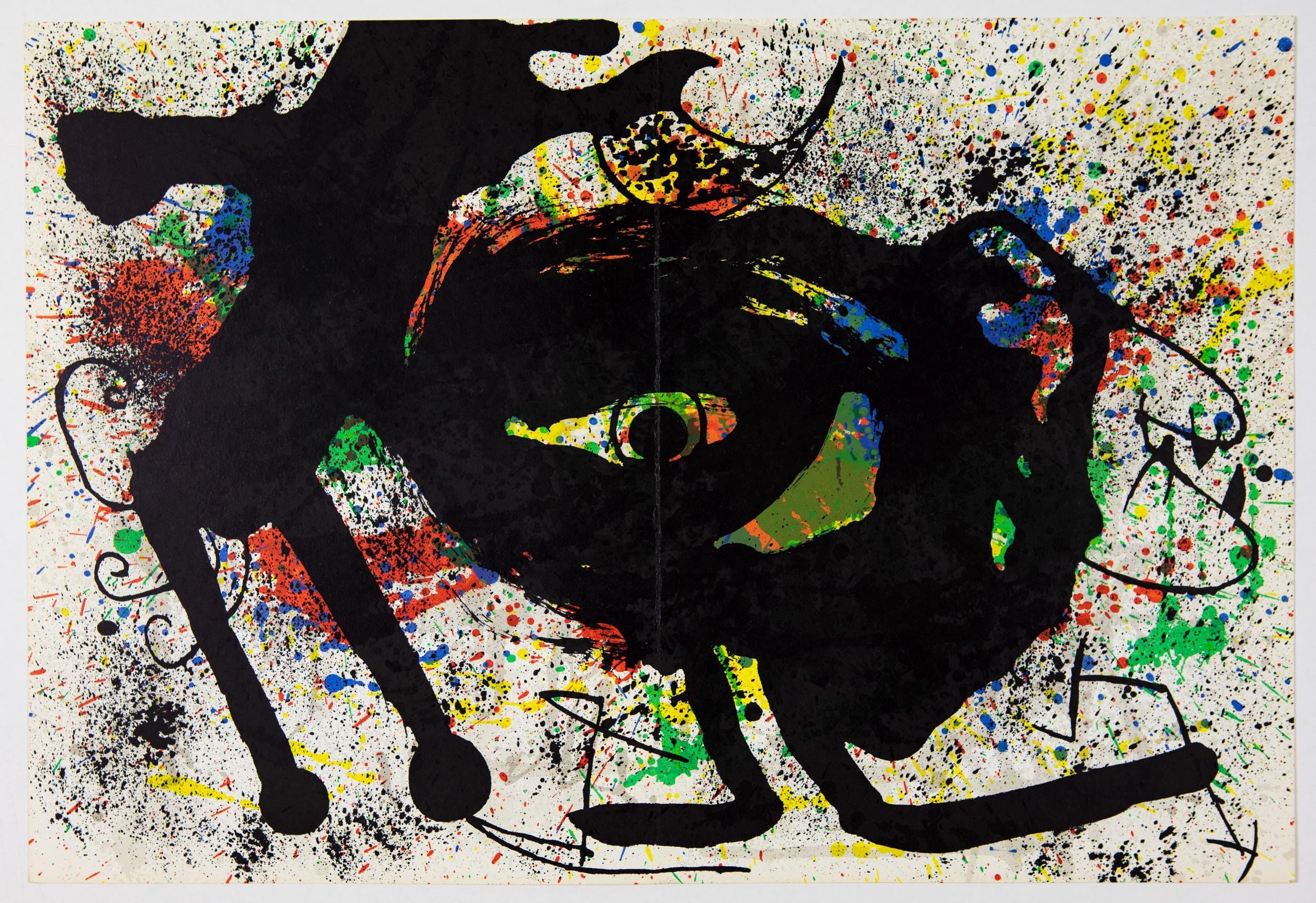 Joan Miró, Composition (Cramer 239; Mourlot 891), Derrière le miroir, Limited Edition Lithograph