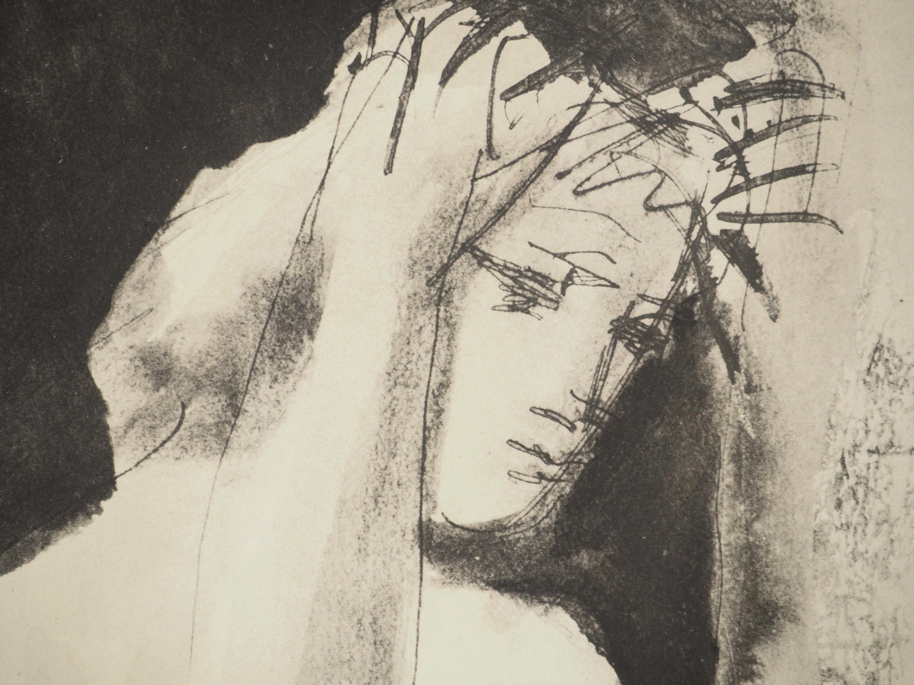 Pablo Picasso, Composition (Orozco 238), Picasso, La flûte double, Limited Edition Lithograph