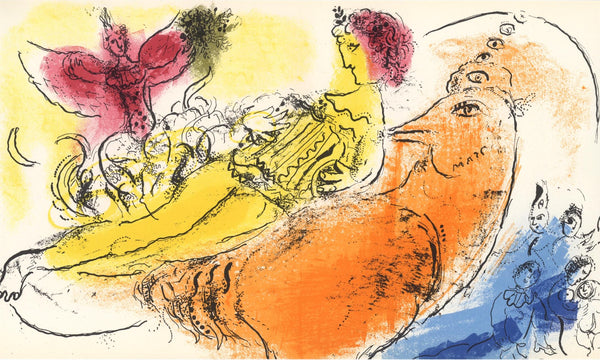 Marc Chagall, Composition (Mourlot 192-207; Cramer 34), Limited Edition Lithograph