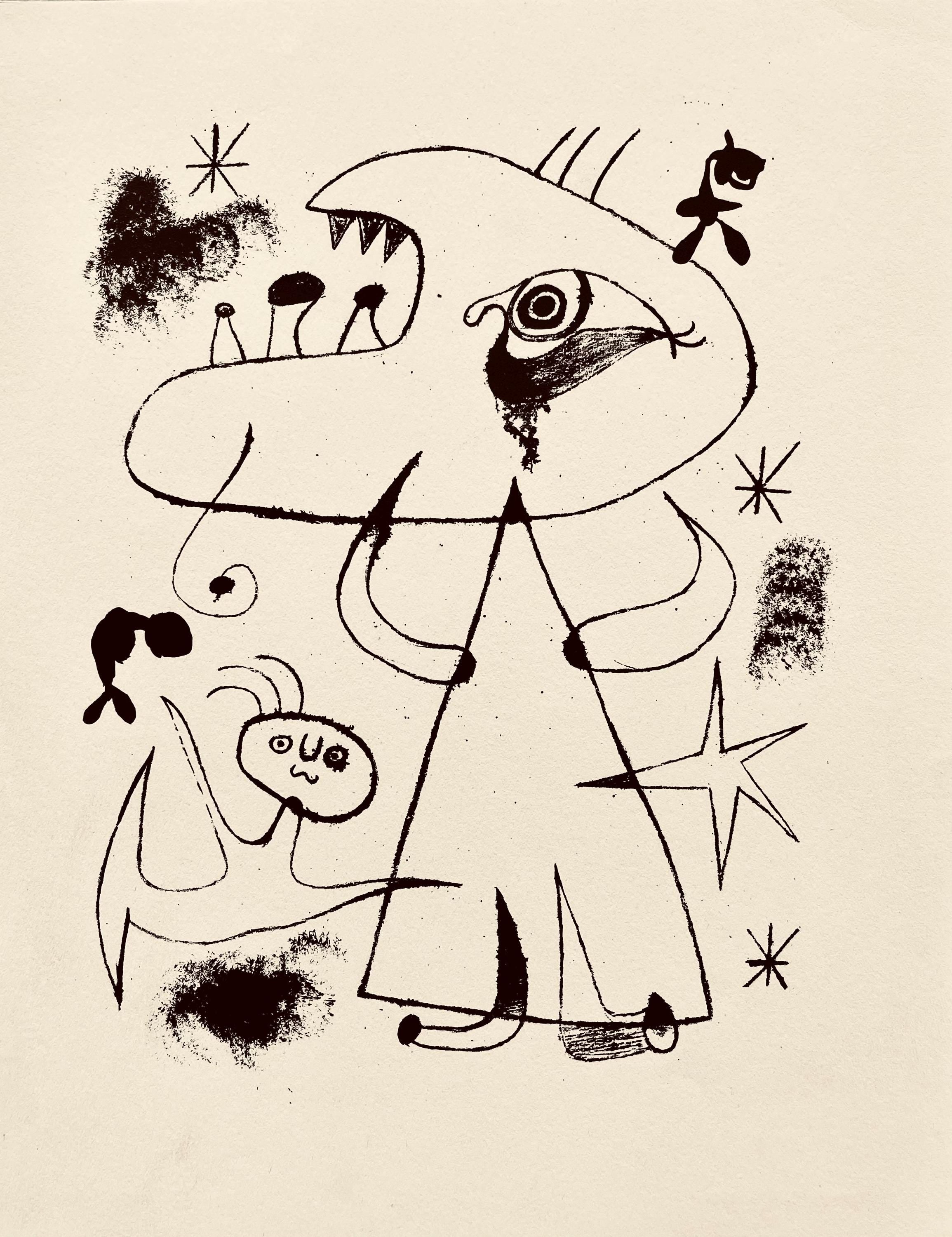 Joan Miró, Composition, The Prints of Joan Miro, Limited Edition Etching