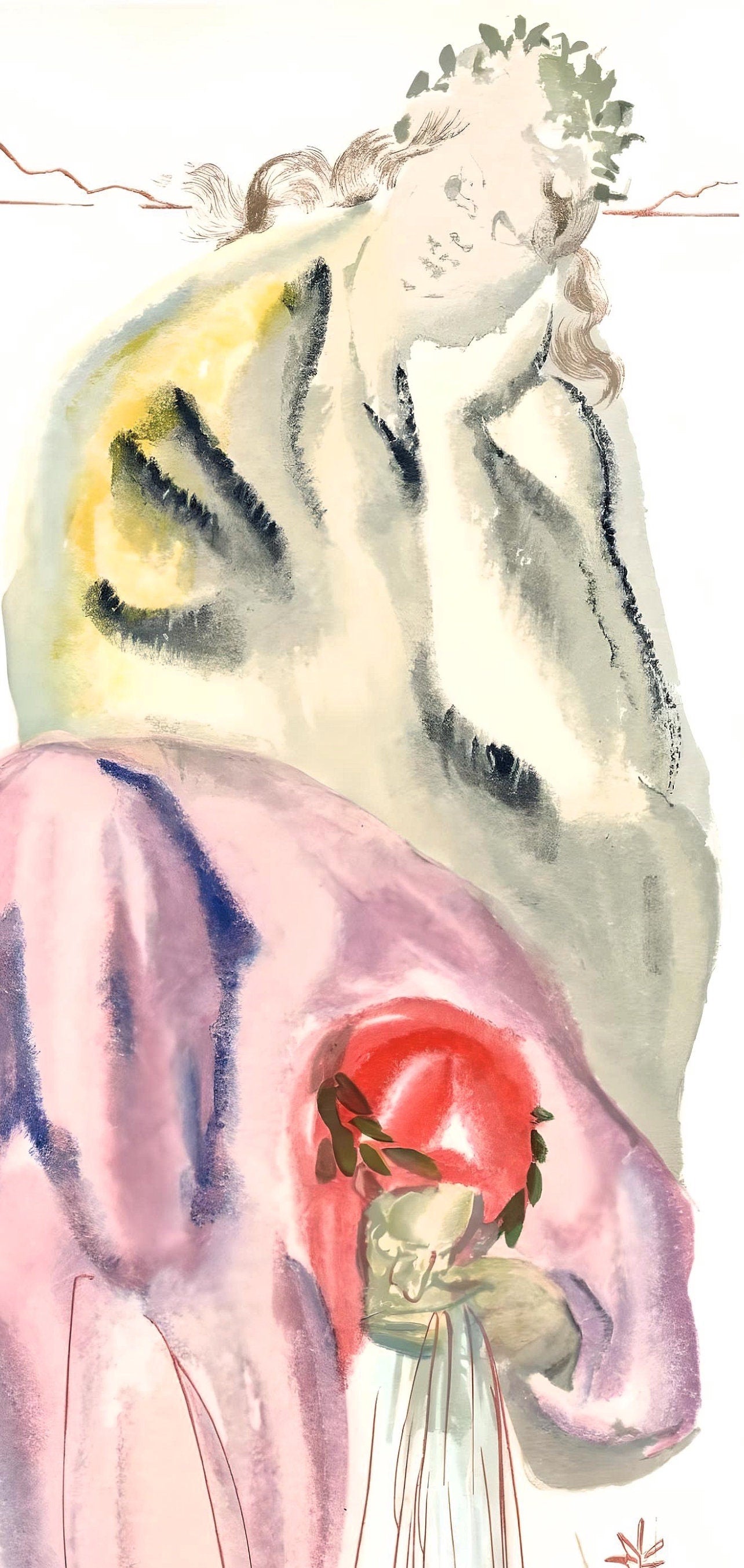 Salvador Dali, The Golden Age (Michler/Löpsinger 1039-1138; Field 189-200), La Divine Comédie, Limited Edition Woodcut