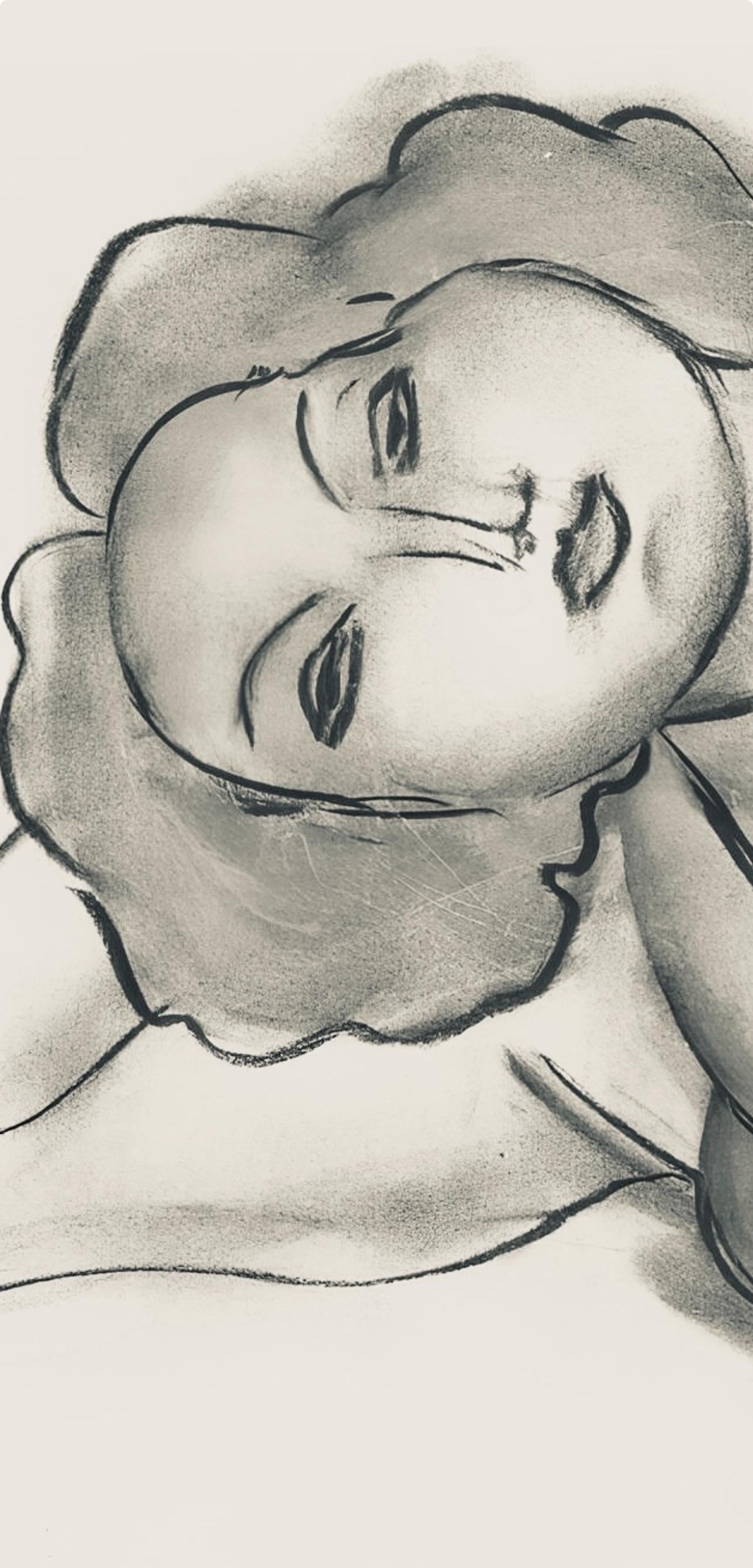 Henri Matisse, Série D, var. 1 (Duthuit 9), Henri Matisse, Dessins, Thèmes et variations, Limited Edition Lithograph