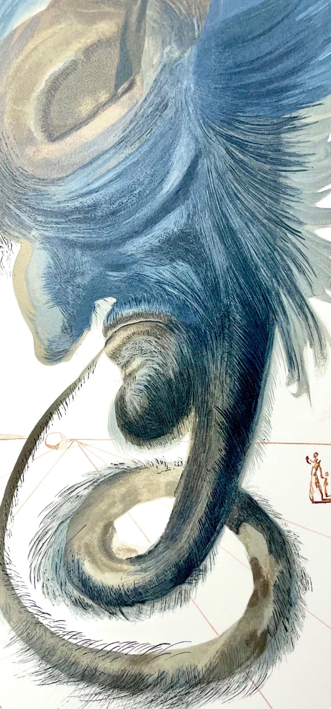 Salvador Dali, Hölle XX (Field 189-200; Michler/Löpsinger 1039-1138), Die Göttliche Komödie, Signed, Limited Edition Woodcut