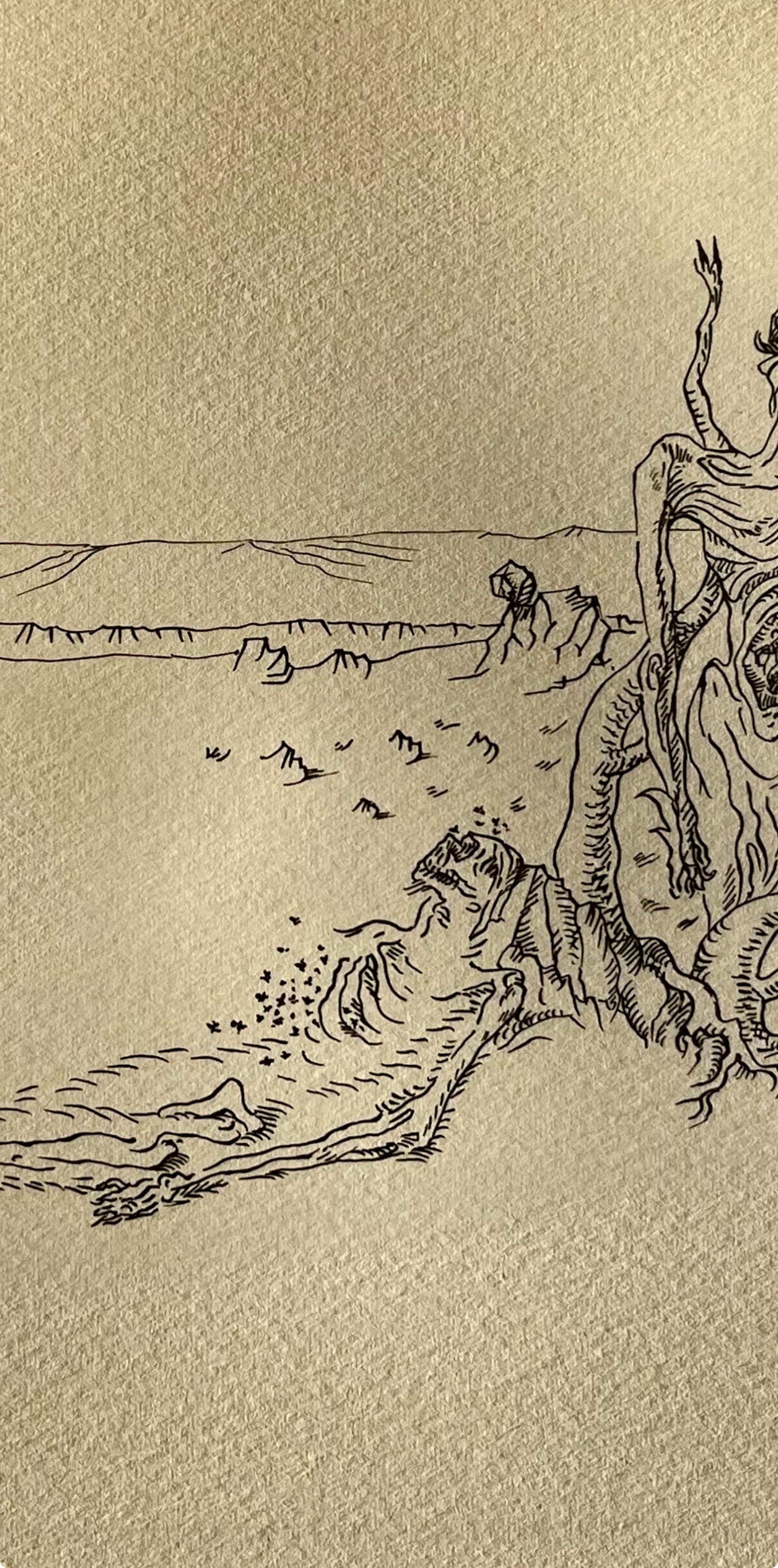 André Masson, Le figuier desséché, Masson Dessins, Limited Edition Lithograph