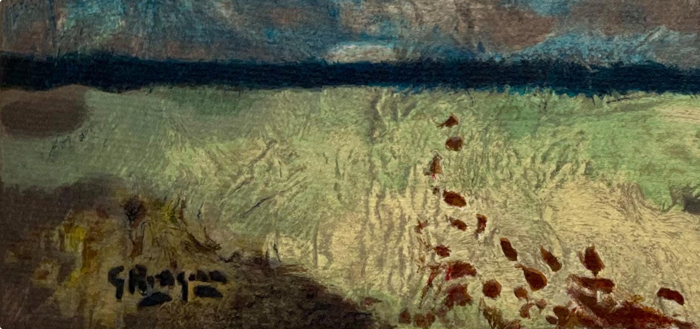 Georges Braque, Paysage aux coquelicots, Varengeville, Limited Edition Lithograph