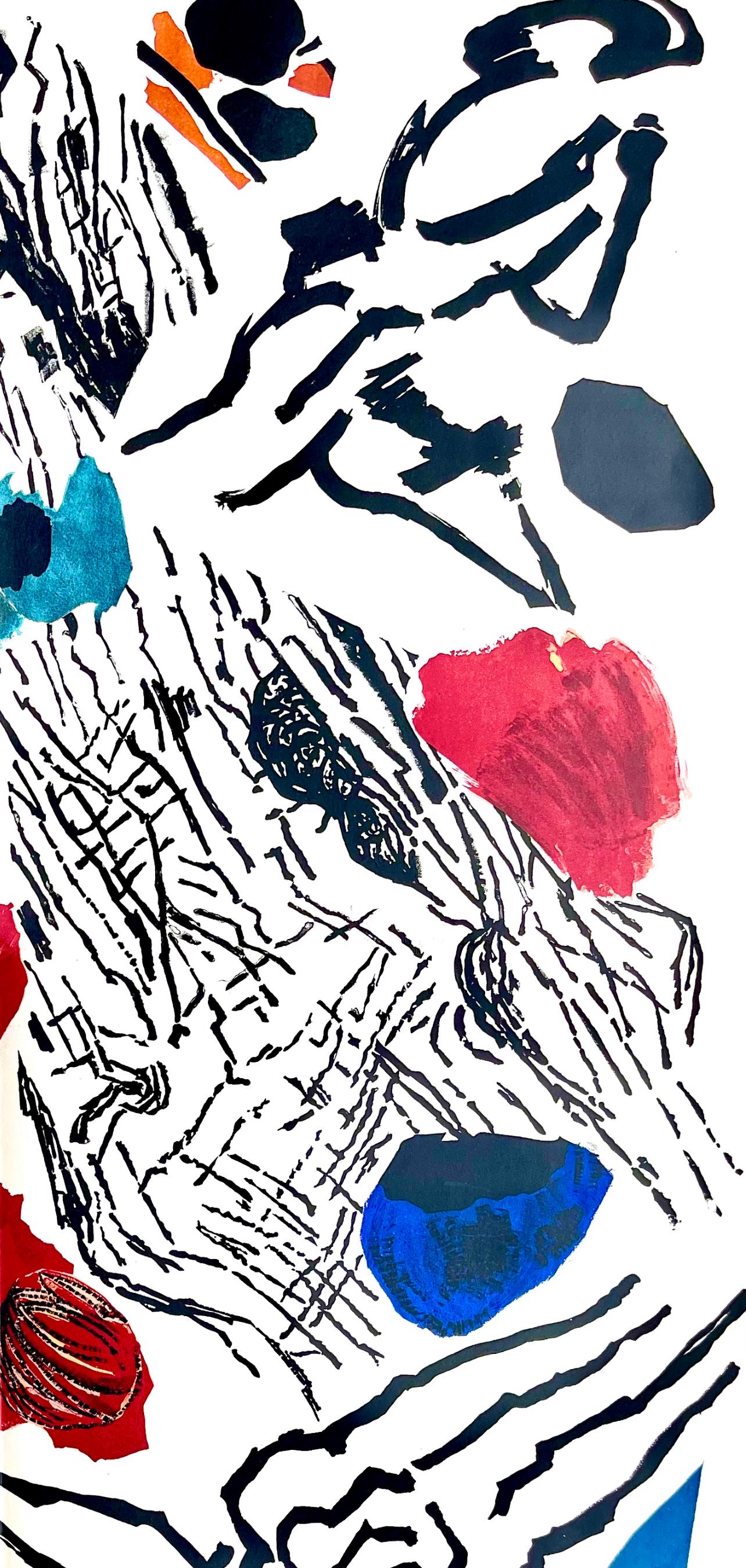 Jean Bazaine, Composition, Derrière le miroir, Limited Edition Lithograph
