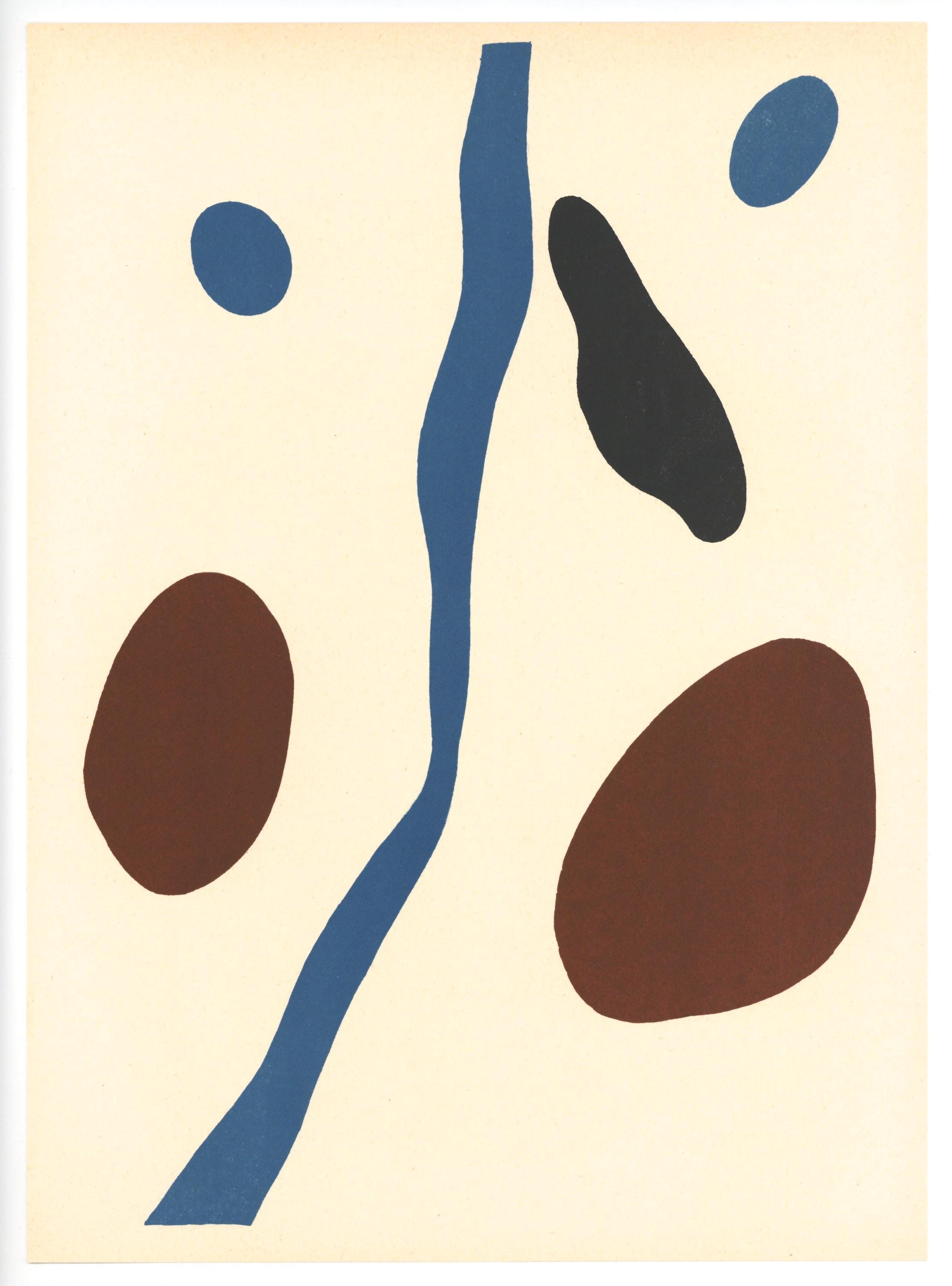 Hans Jean Arp, Composition, Derrière le miroir, Limited Edition Lithograph
