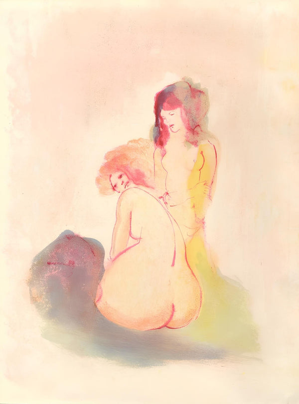 Léonor Fini, Composition, Parallèlement, Limited Edition Lithograph