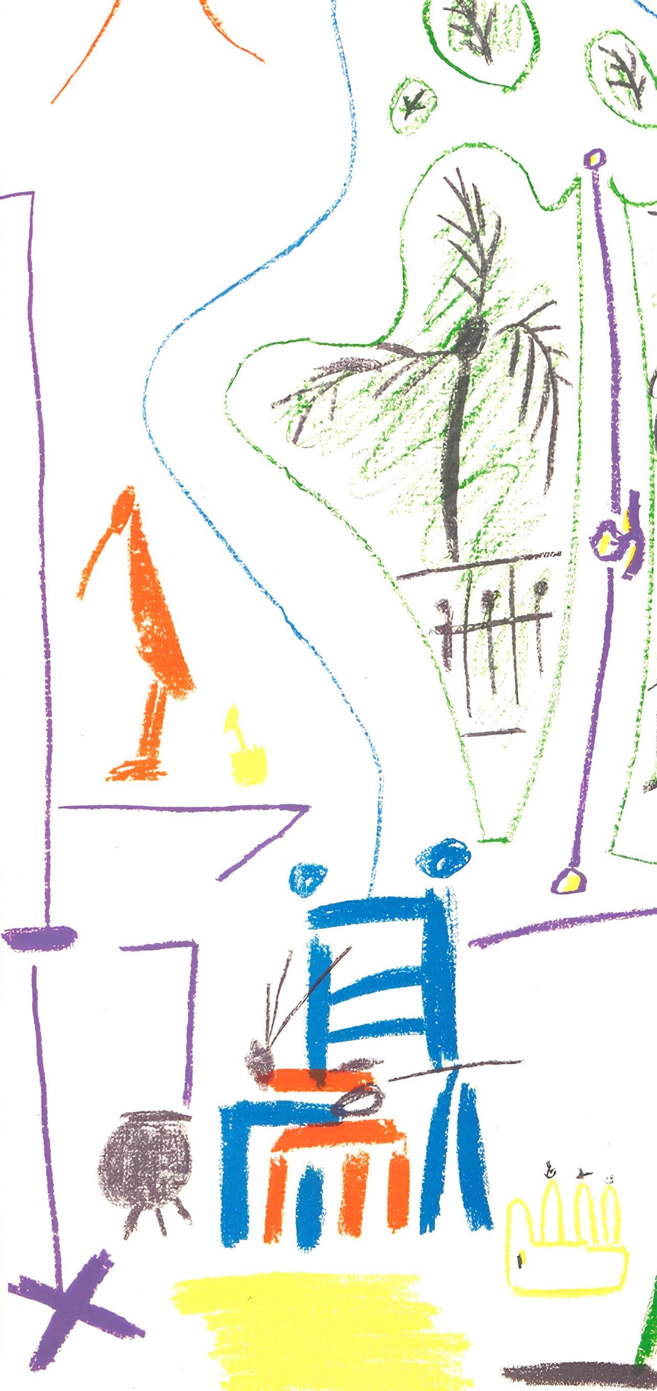 Pablo Picasso, Composition (Cramer 88), Dans l'Atelier de Picasso, Limited Edition Lithograph