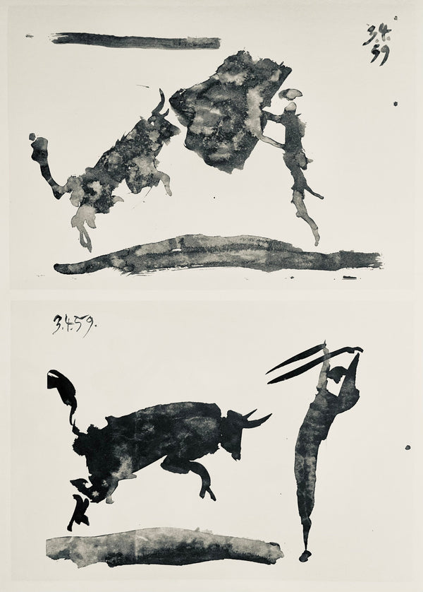 Pablo Picasso, Composition (Bloch 1276; Czwiklitzer 23), Toros y Toreros, Limited Edition Lithograph