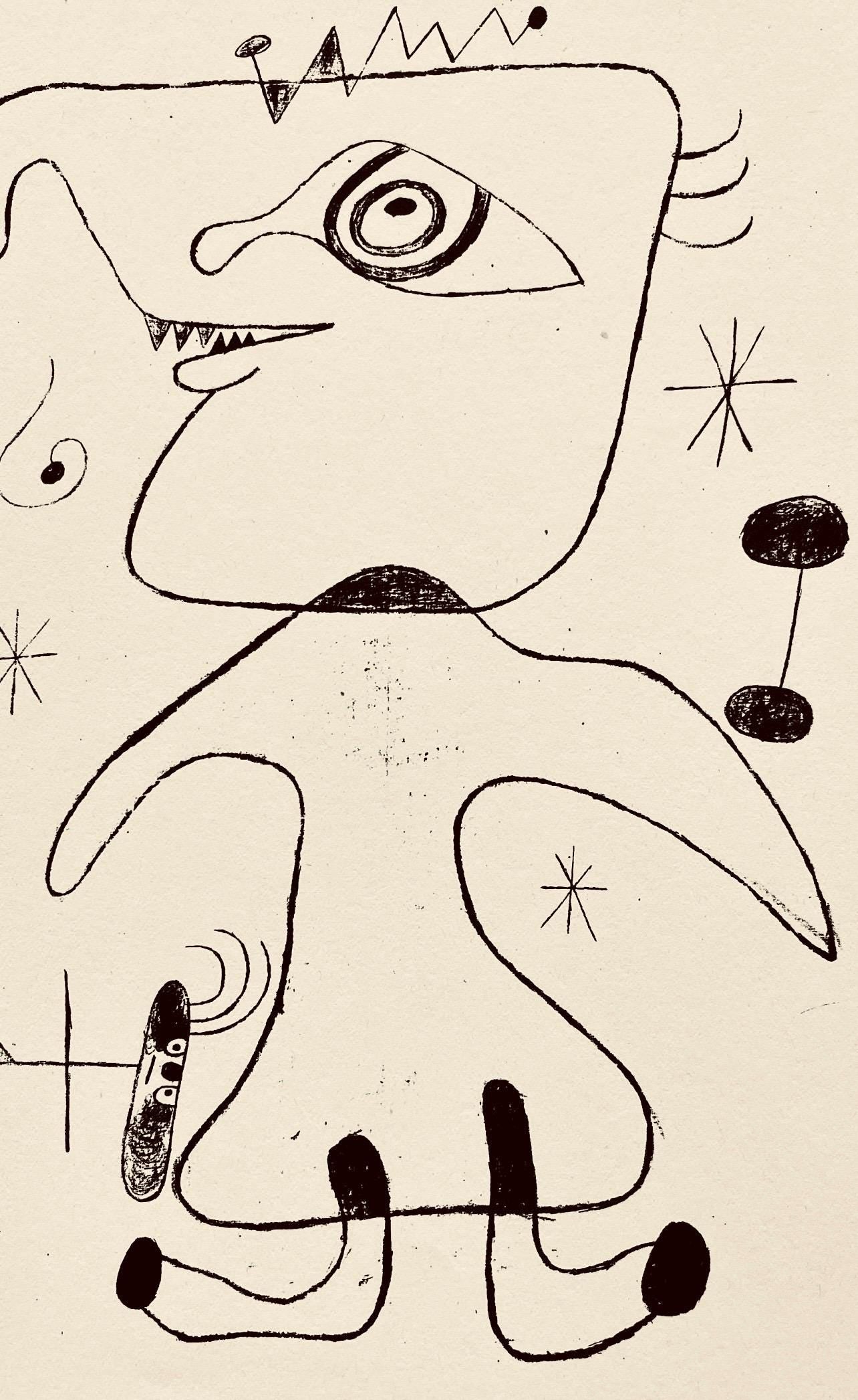 Joan Miró, Composition, The Prints of Joan Miro, Limited Edition Etching
