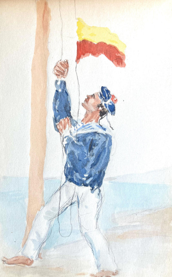 Henri de Toulouse-Lautrec, Composition, Toulouse-Lautrec, Album De Marine, Limited Edition Lithograph