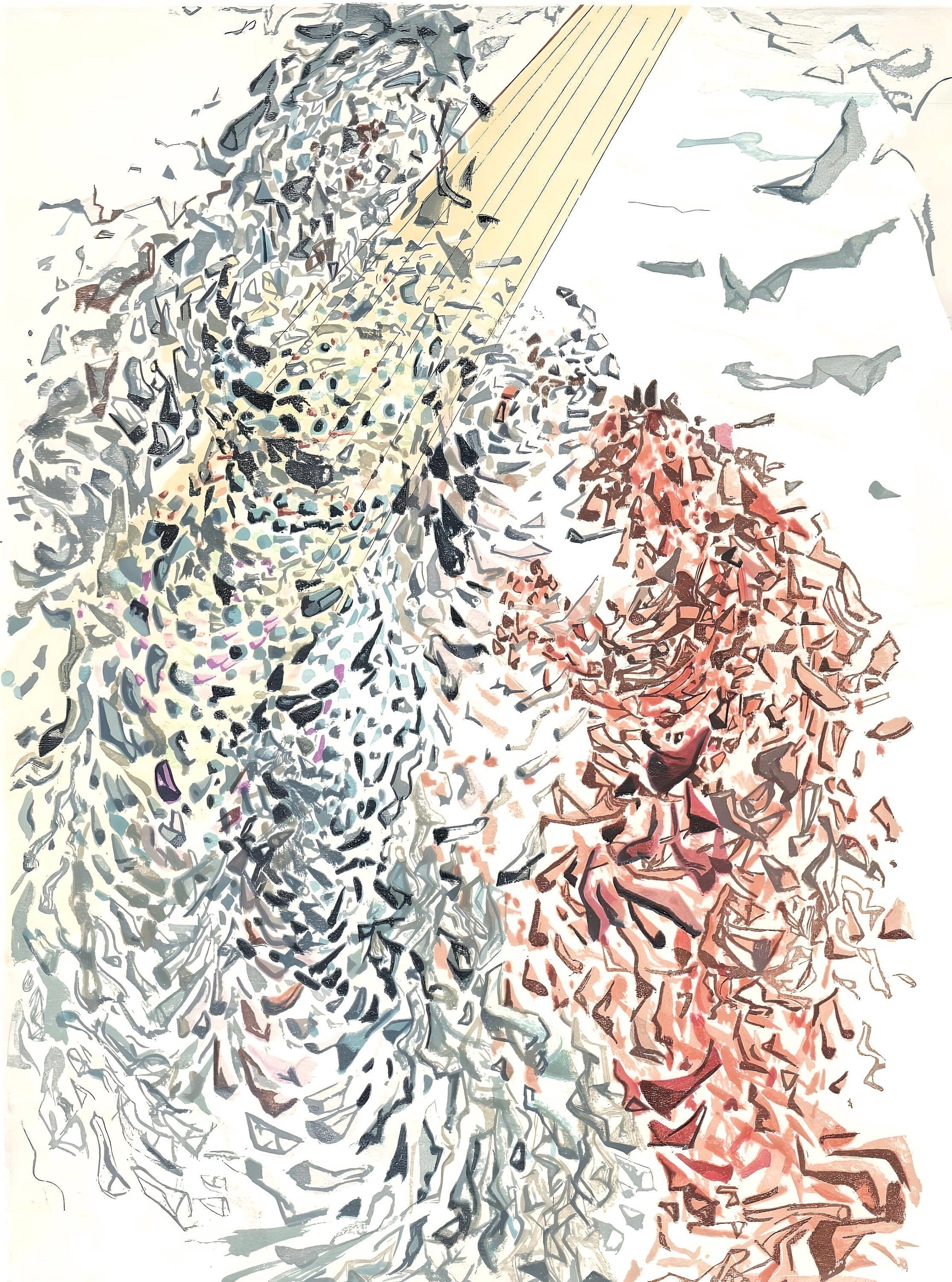 Salvador Dali, The Dust of Souls (Michler/Löpsinger 1039-1138; Field 189-200), La Divine Comédie, Limited Edition Woodcut