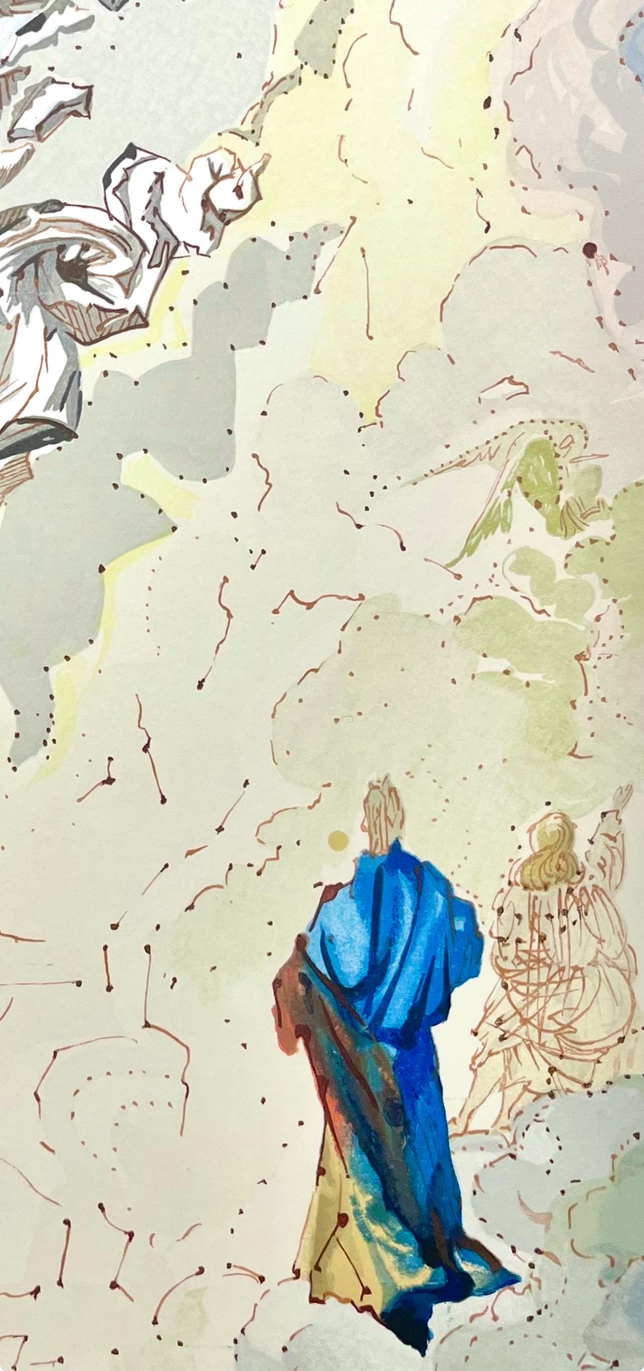 Salvador Dali, Paradies XXI (Field 189-200; Michler/Löpsinger 1039-1138), Die Göttliche Komödie, Signed, Limited Edition Woodcut
