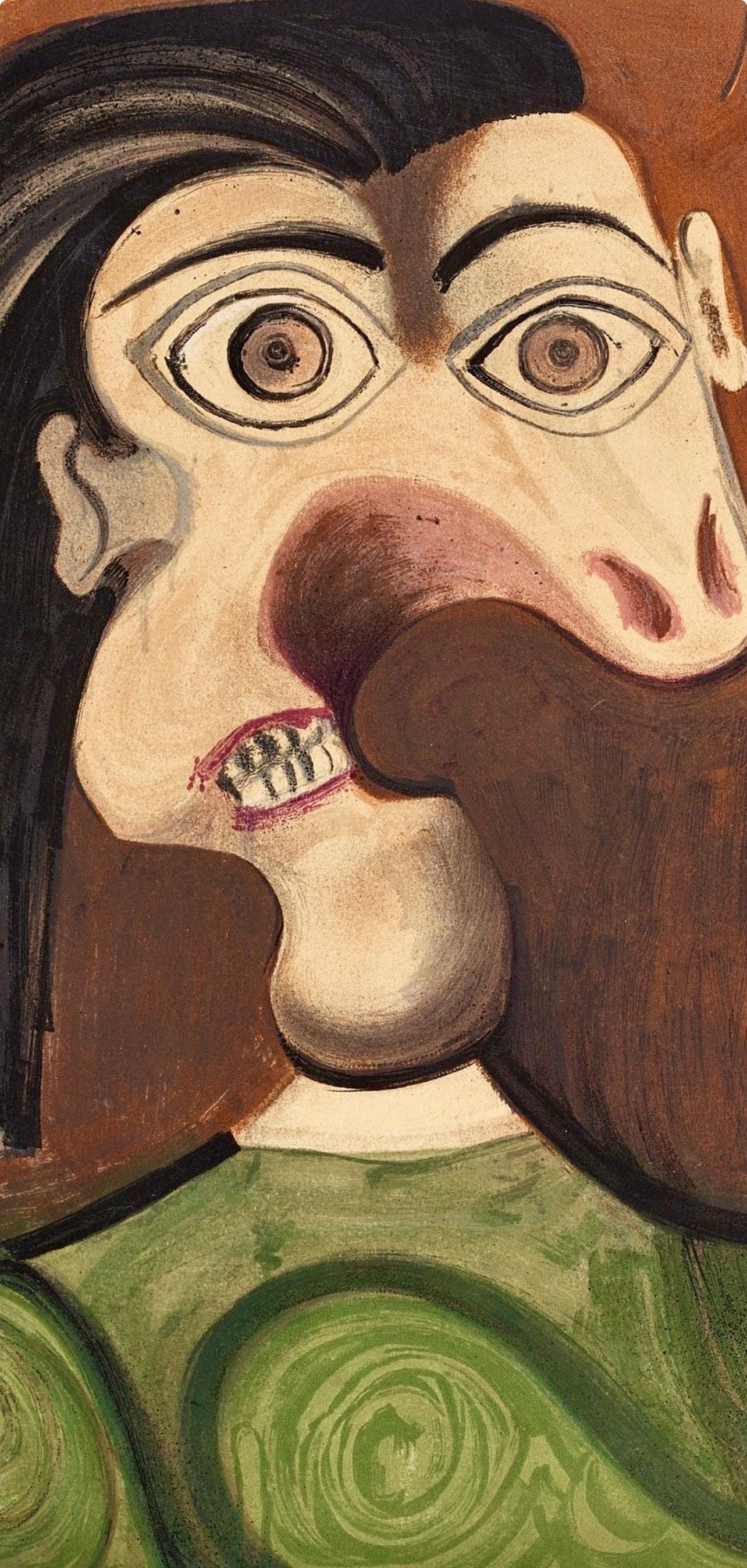 Pablo Picasso, Composition (Cramer 67; Bloch 748; Mourlot 245; Bloch, Books 66), La Guerre et la Paix, Limited Edition Lithograph