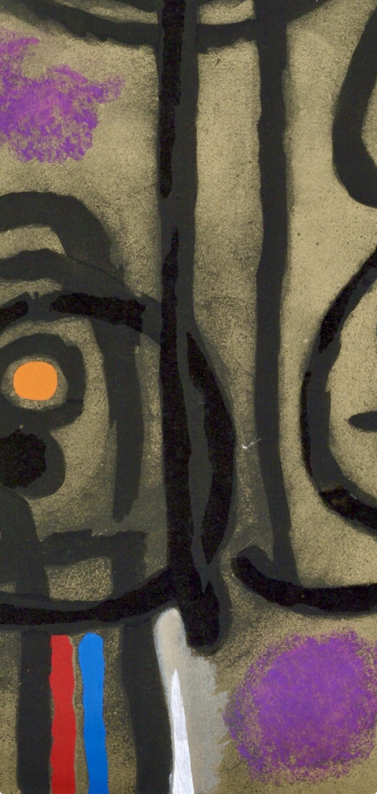 Joan Miró, Composition (Cramer 103; Mourlot 382-383), Miró Cartones 1956-1965, Limited Edition Lithograph