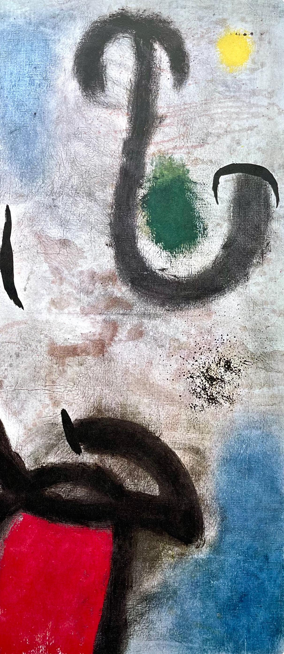 Joan Miró, Composition, Derrière le miroir, Limited Edition Lithograph
