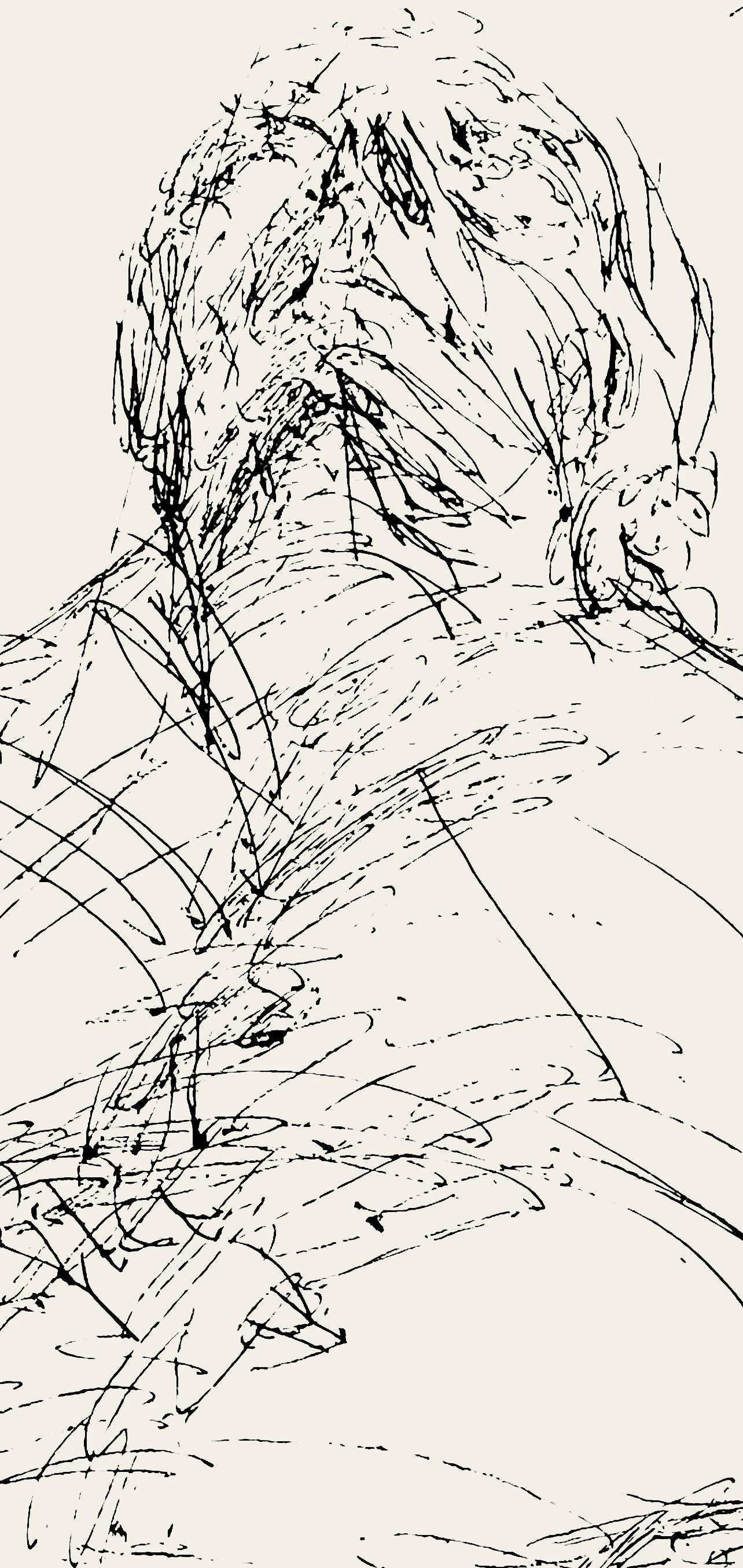 Alberto Giacometti, Georges Braque le 31 août 1963, l’Hommage à Georges Braque, Derrière le miroir, Limited Edition Lithograph