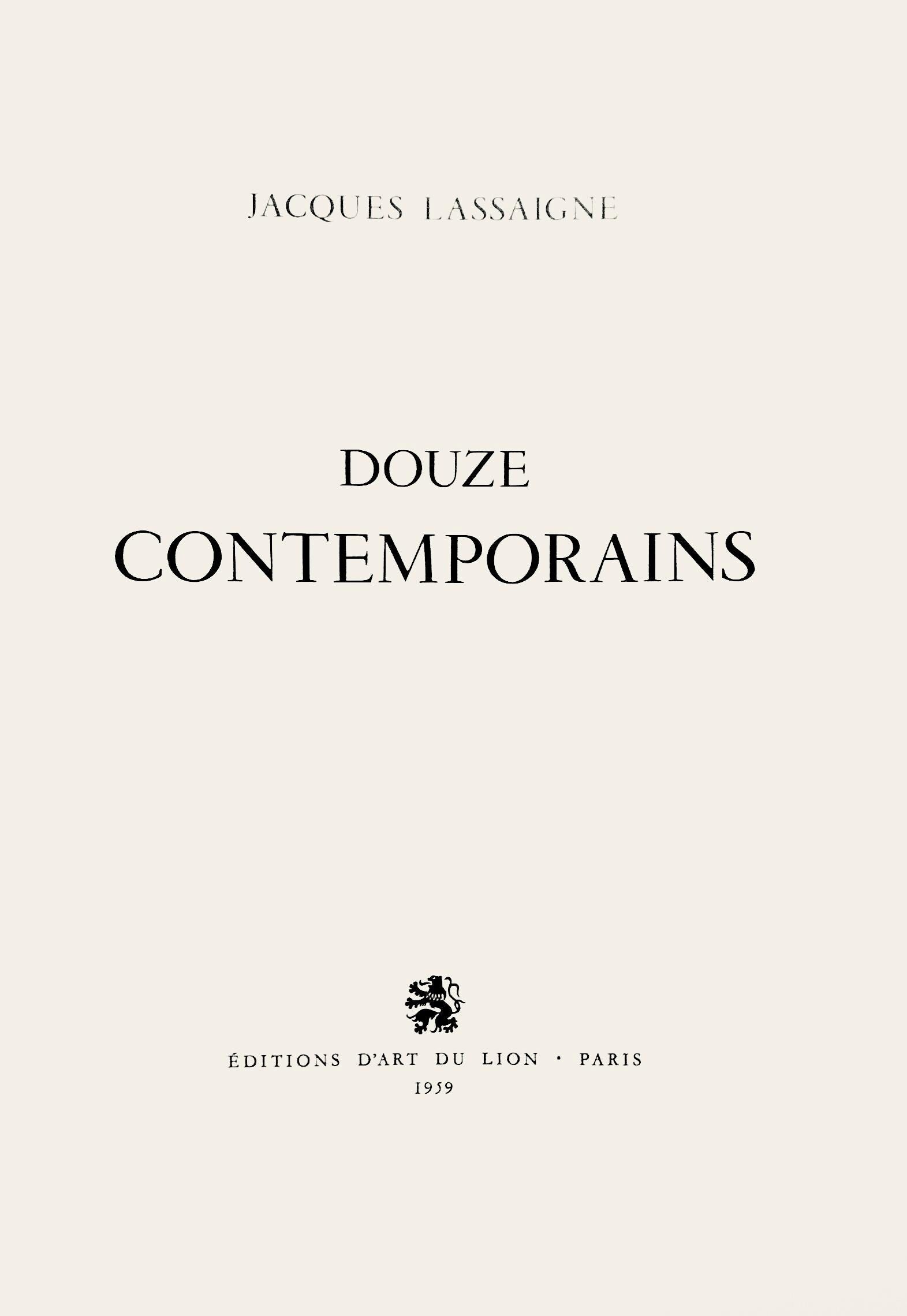 Maurice de Vlaminck, Paysage d'Ile-de-France, Douze Contemporains, Limited Edition Lithograph