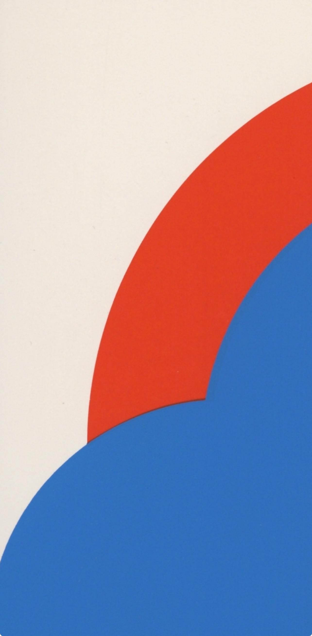 Georg Karl Pfahler, Composition, Vormen van de Kleur, Limited Edition Silkscreen
