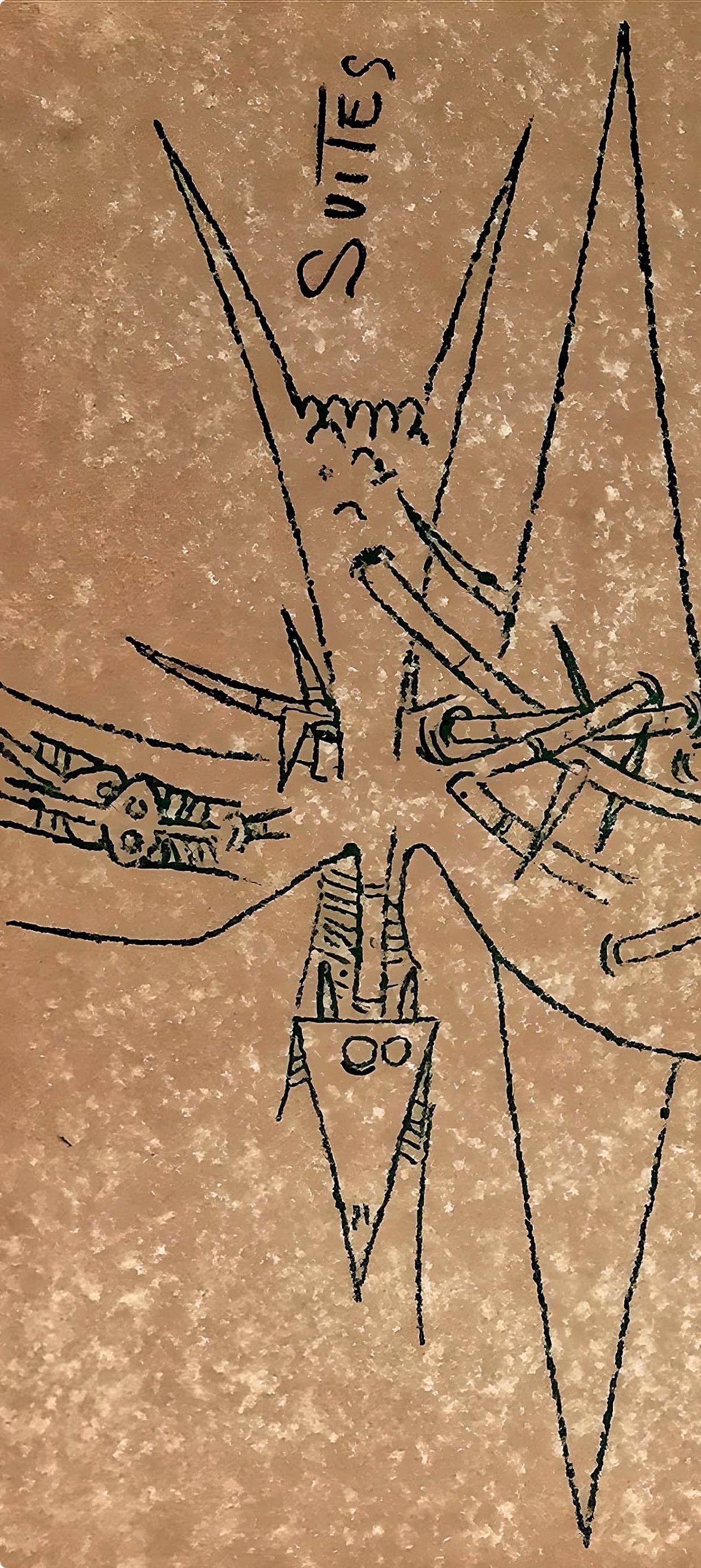 Wifredo Lam 林飛龍, Composition, Suites nº3, Limited Edition Lithograph