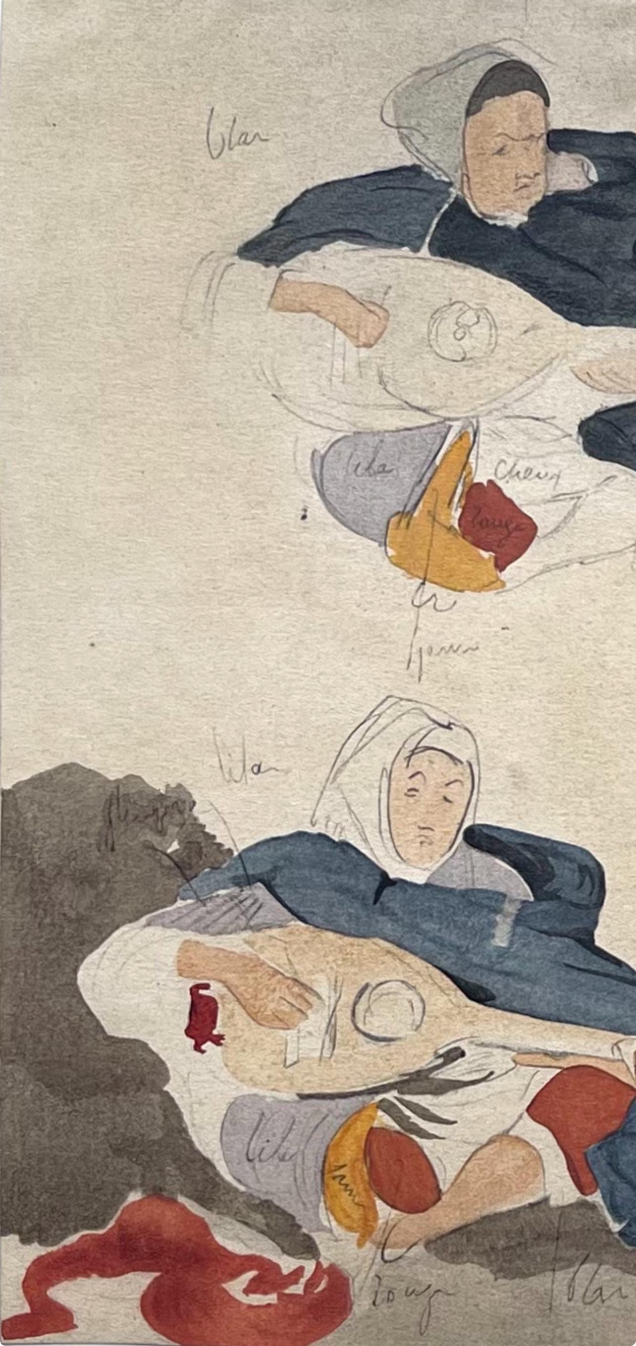 Eugène Delacroix, Composition, Trente et un Dessins et Aquarelles du Maroc, Limited Edition Lithograph